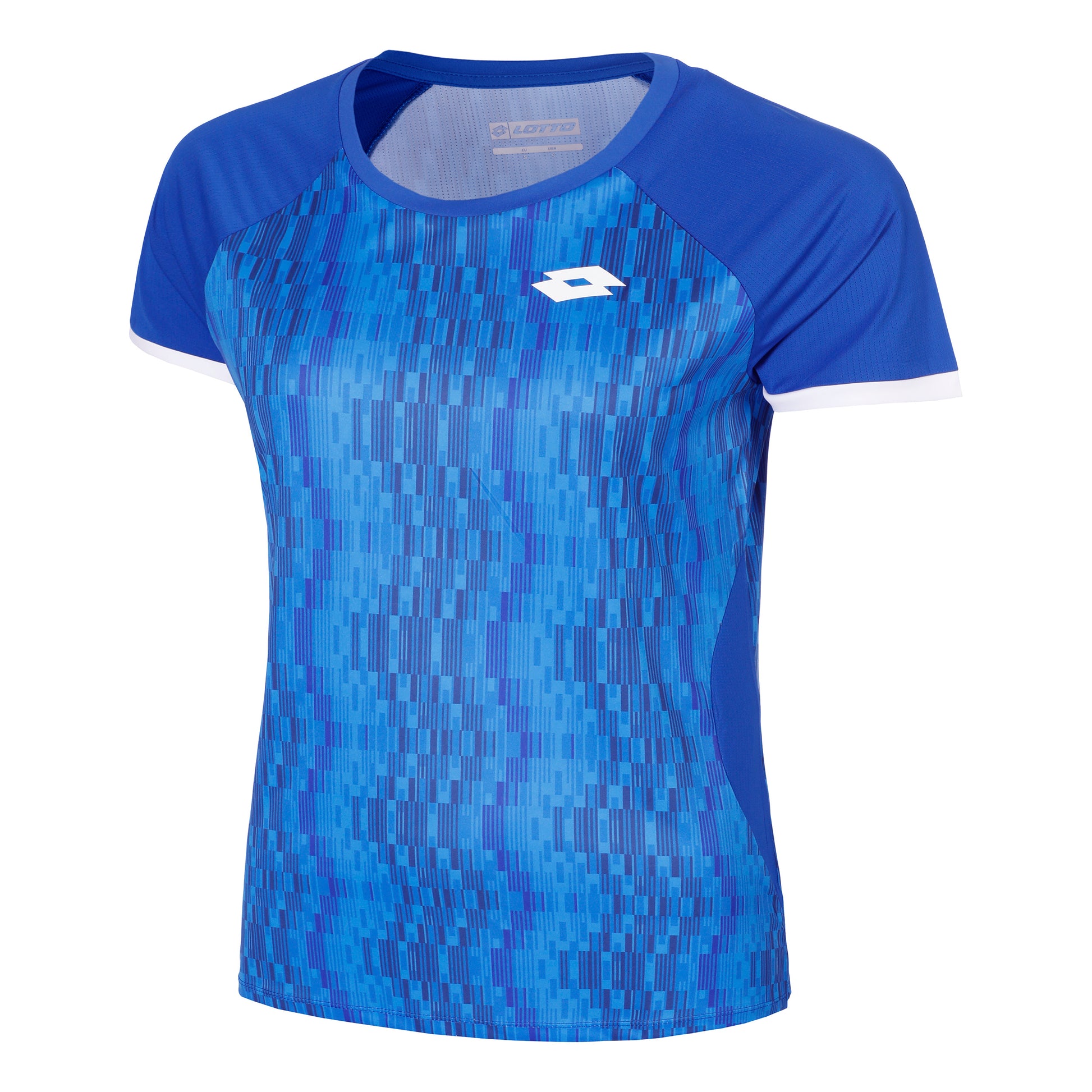 Lotto Tech IV D3 Maglietta Donna-Blu