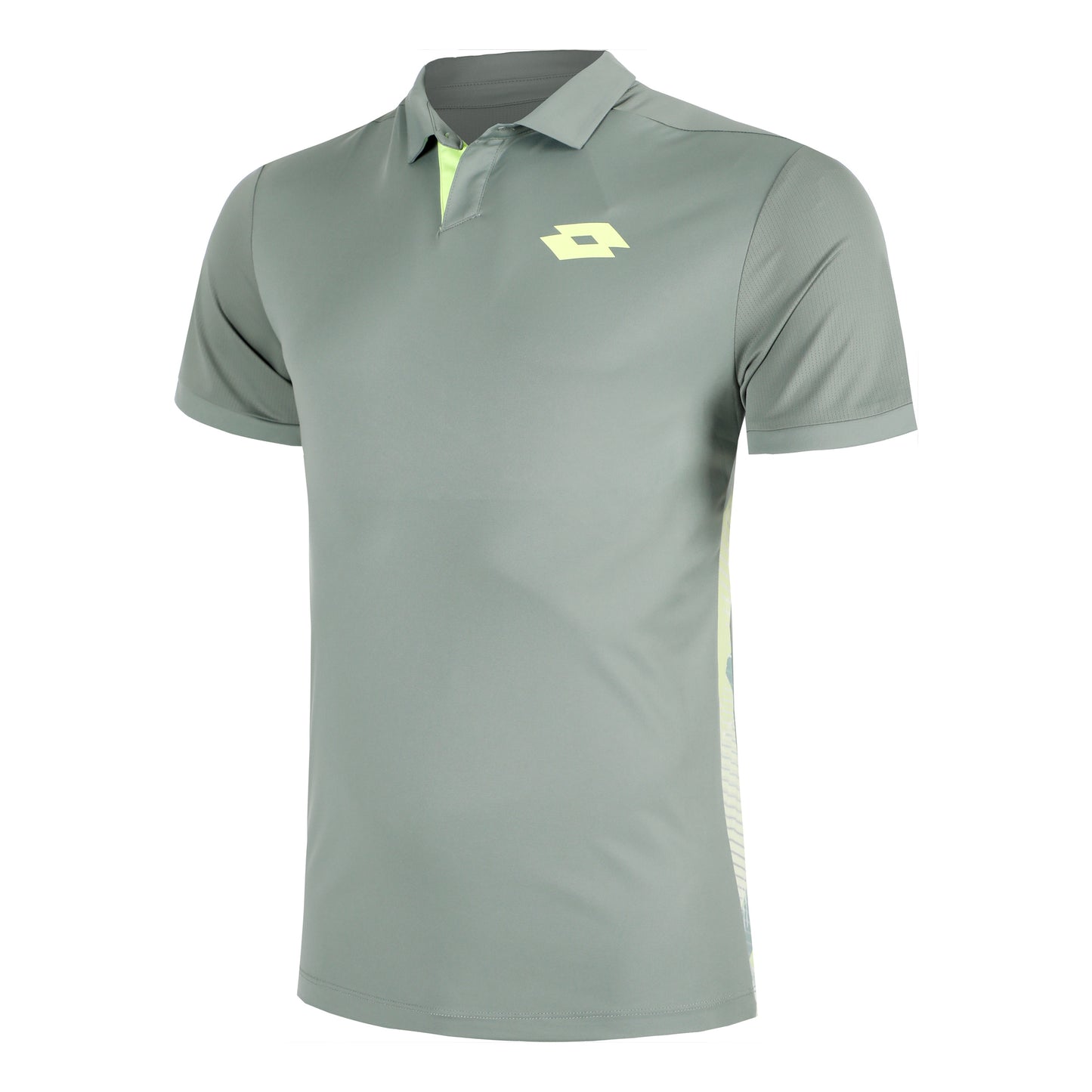 Lotto Tech IV D1 Polo Uomini-Grigio