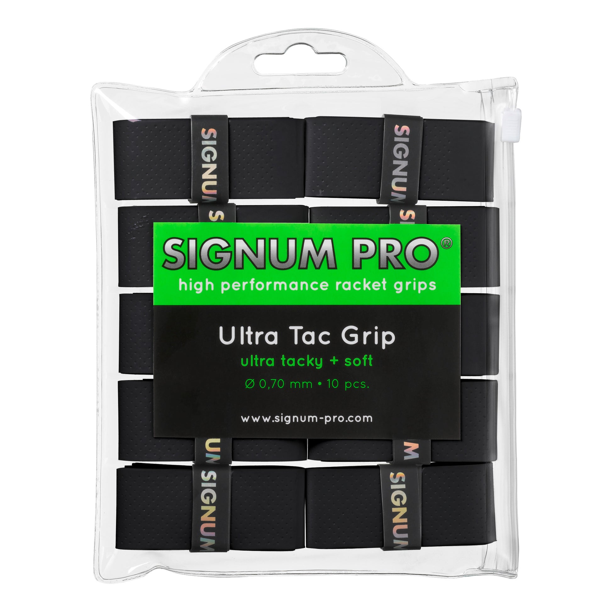 Signum Pro Ultra Tac Grip Confezione Da 10-Nero