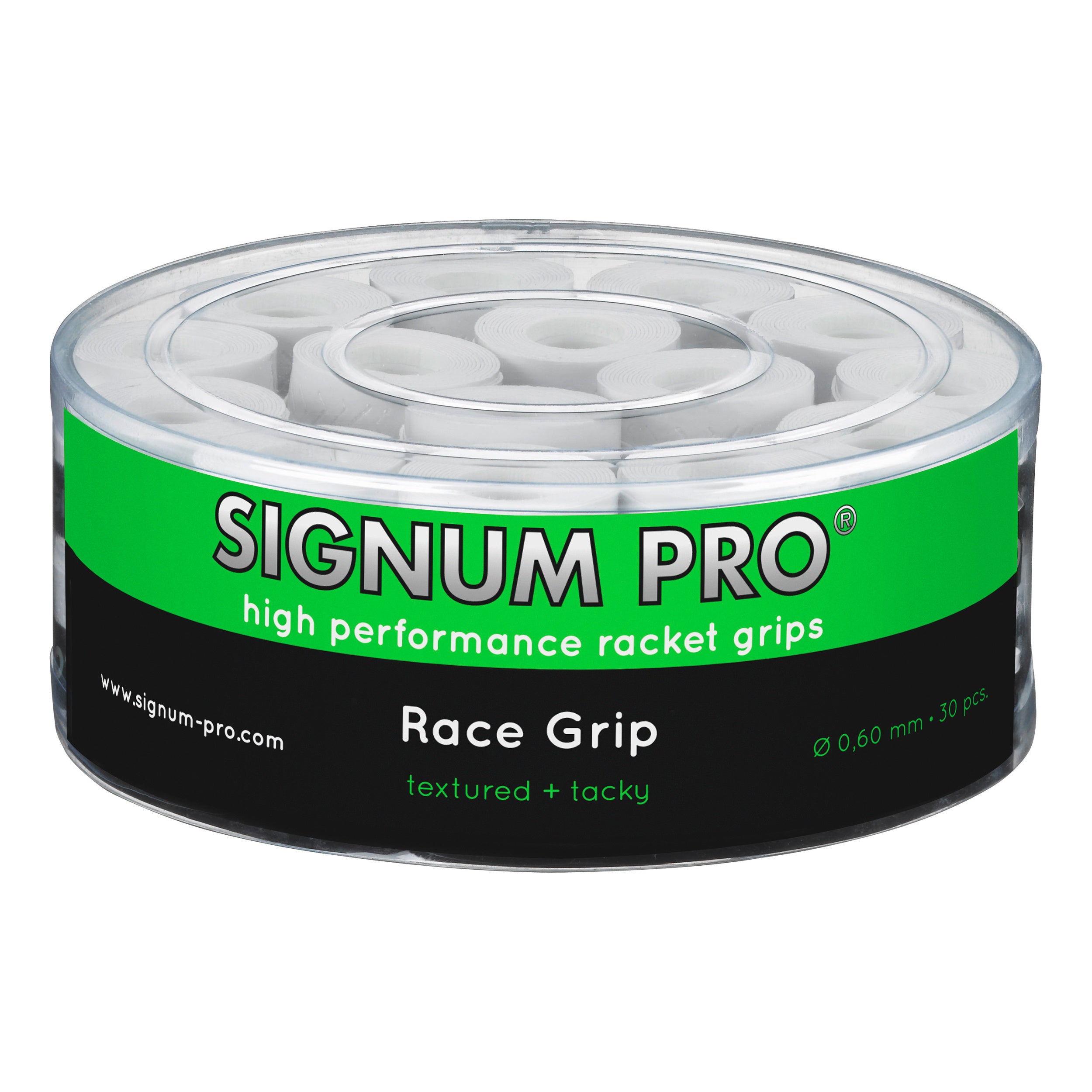 Signum Pro Race Grip Confezione Da 30-Bianco