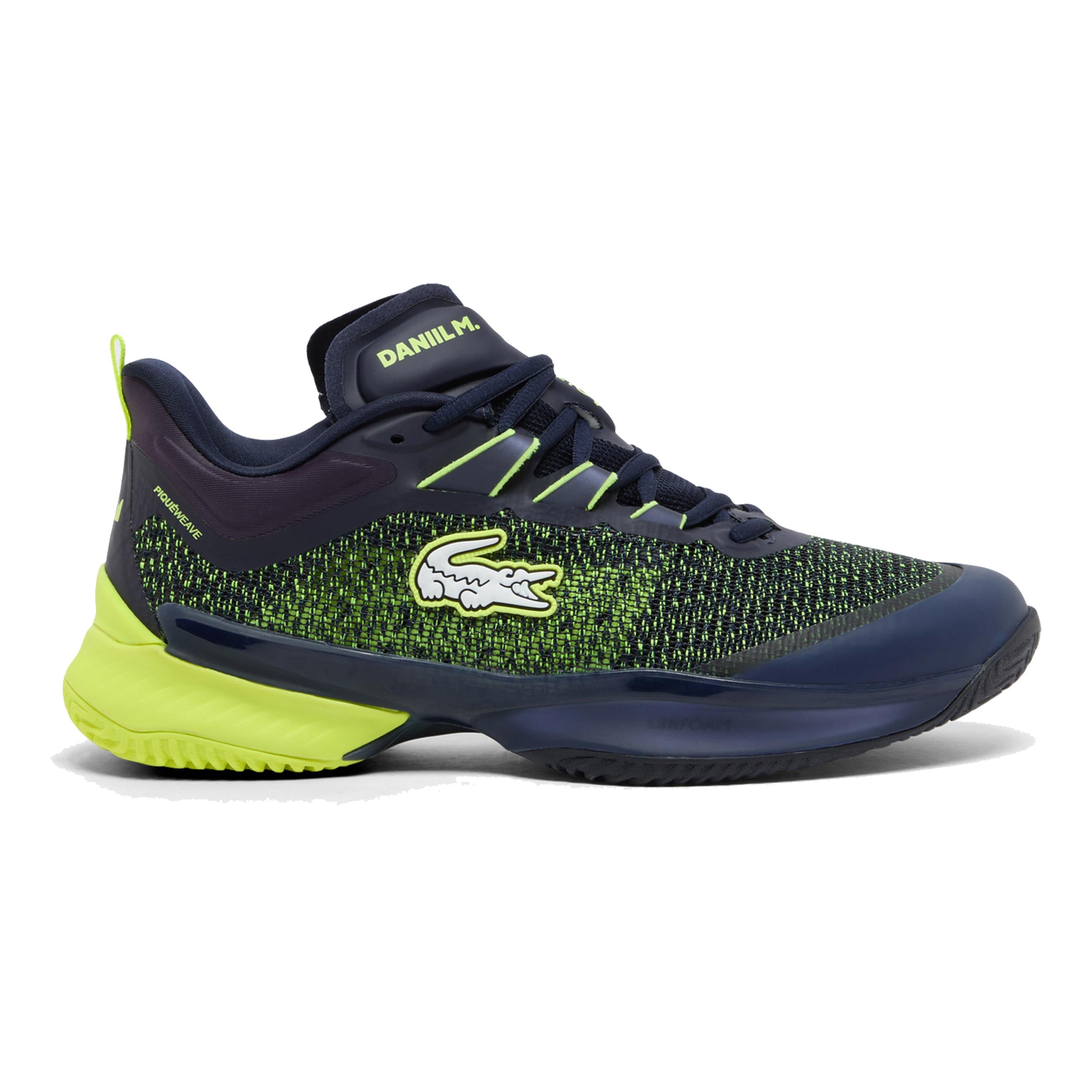 Lacoste Medvedev AG-LT Ultra Scarpa per terra rossa Uomini - blu scuro, giallo
