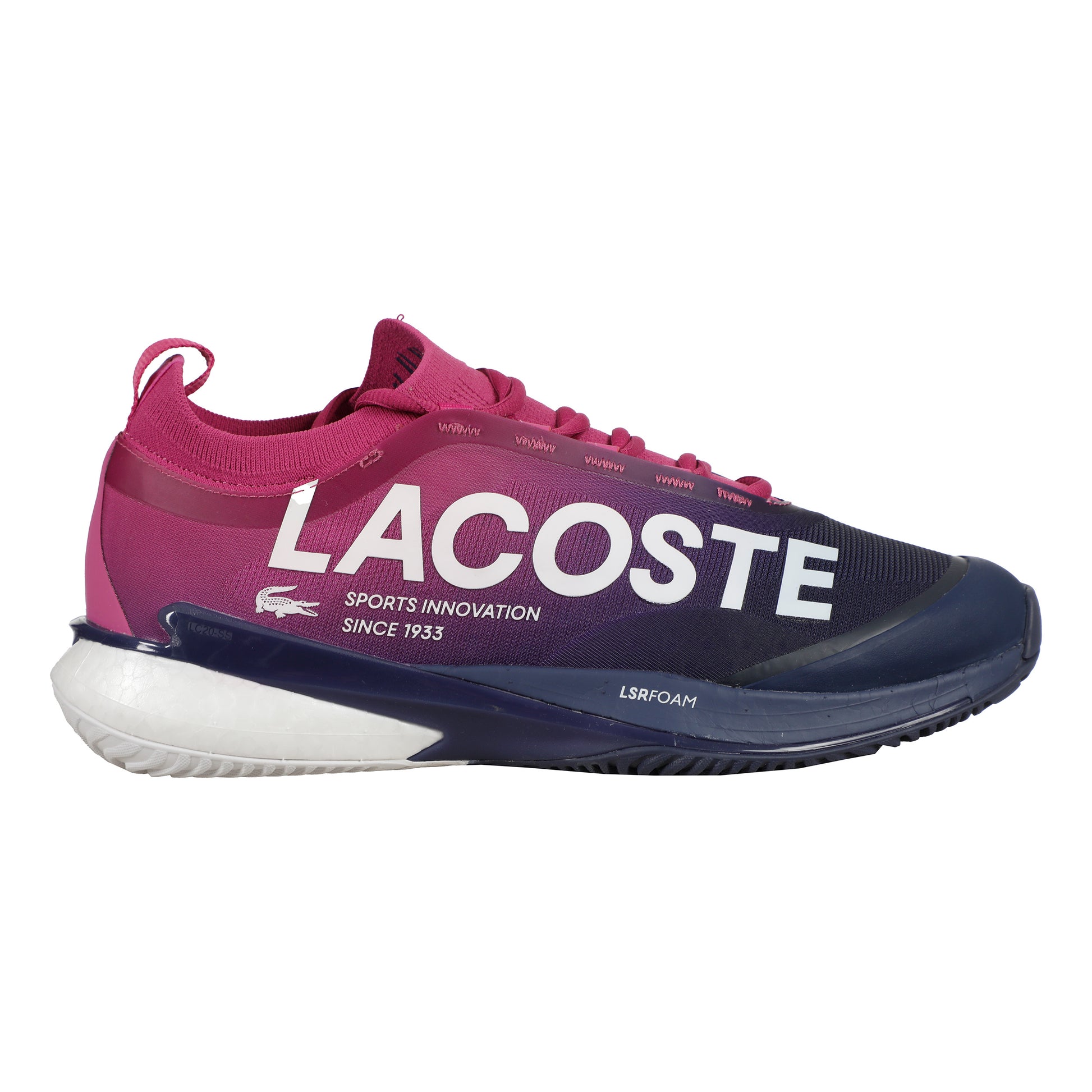 Lacoste AG-LT LITE Scarpa Per Terra Rossa Uomini-Rosa,Blu Scuro