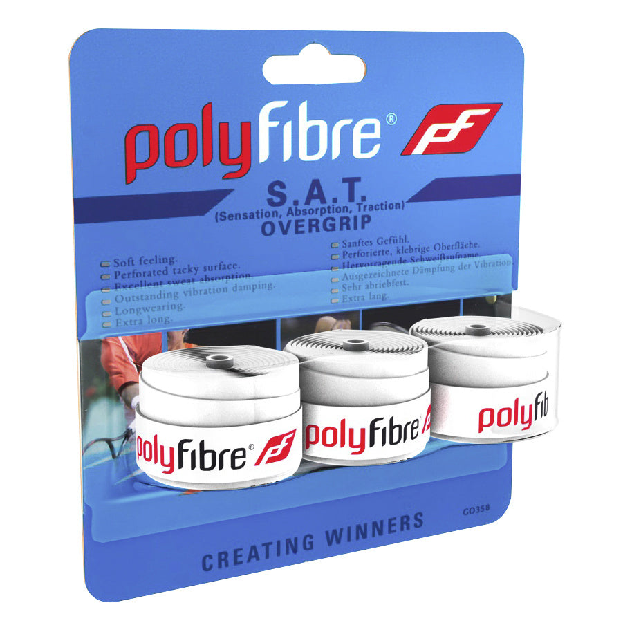 Polyfibre S.A.T. Confezione da 3 - bianco