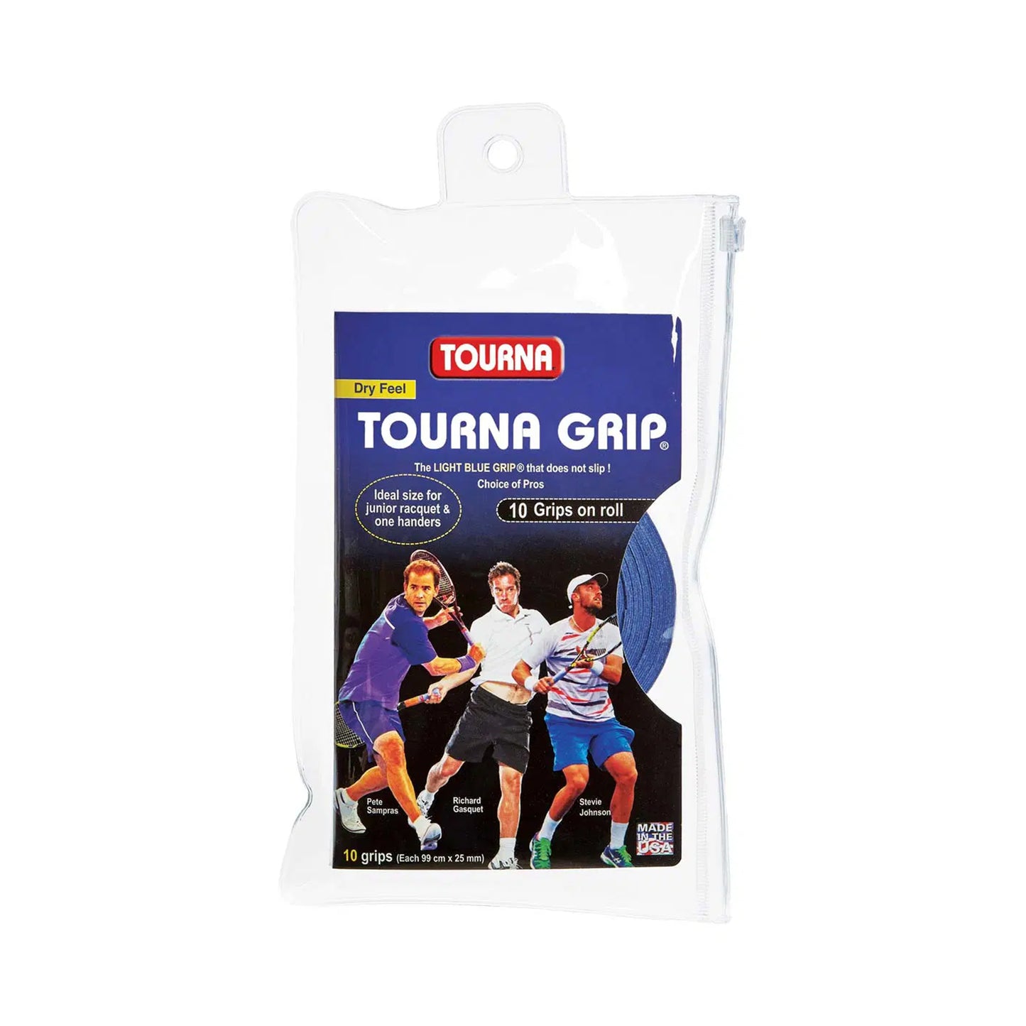 Tourna Grip Standard Confezione Da 10-Blu