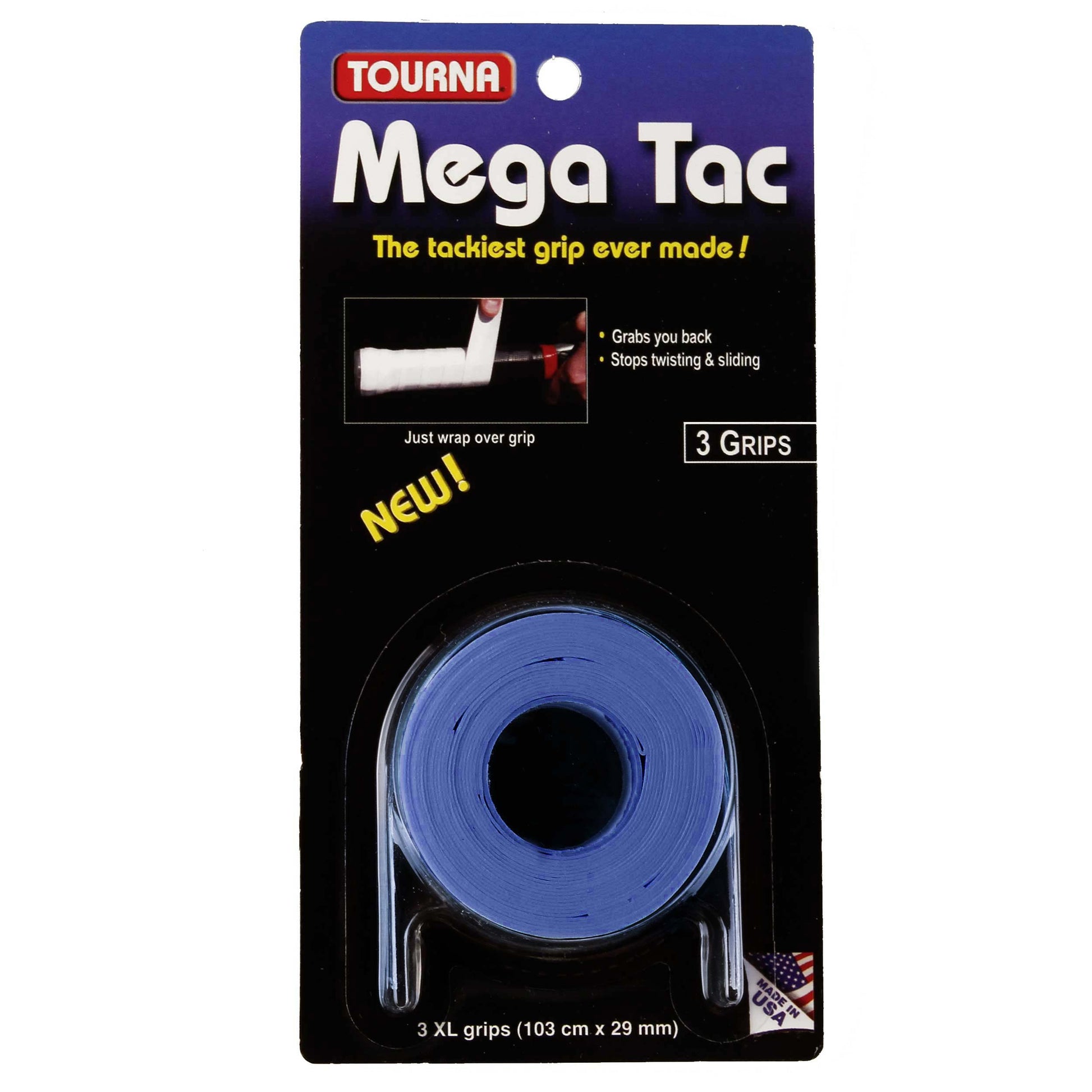 Tourna Mega Tac Confezione Da 3-Blu