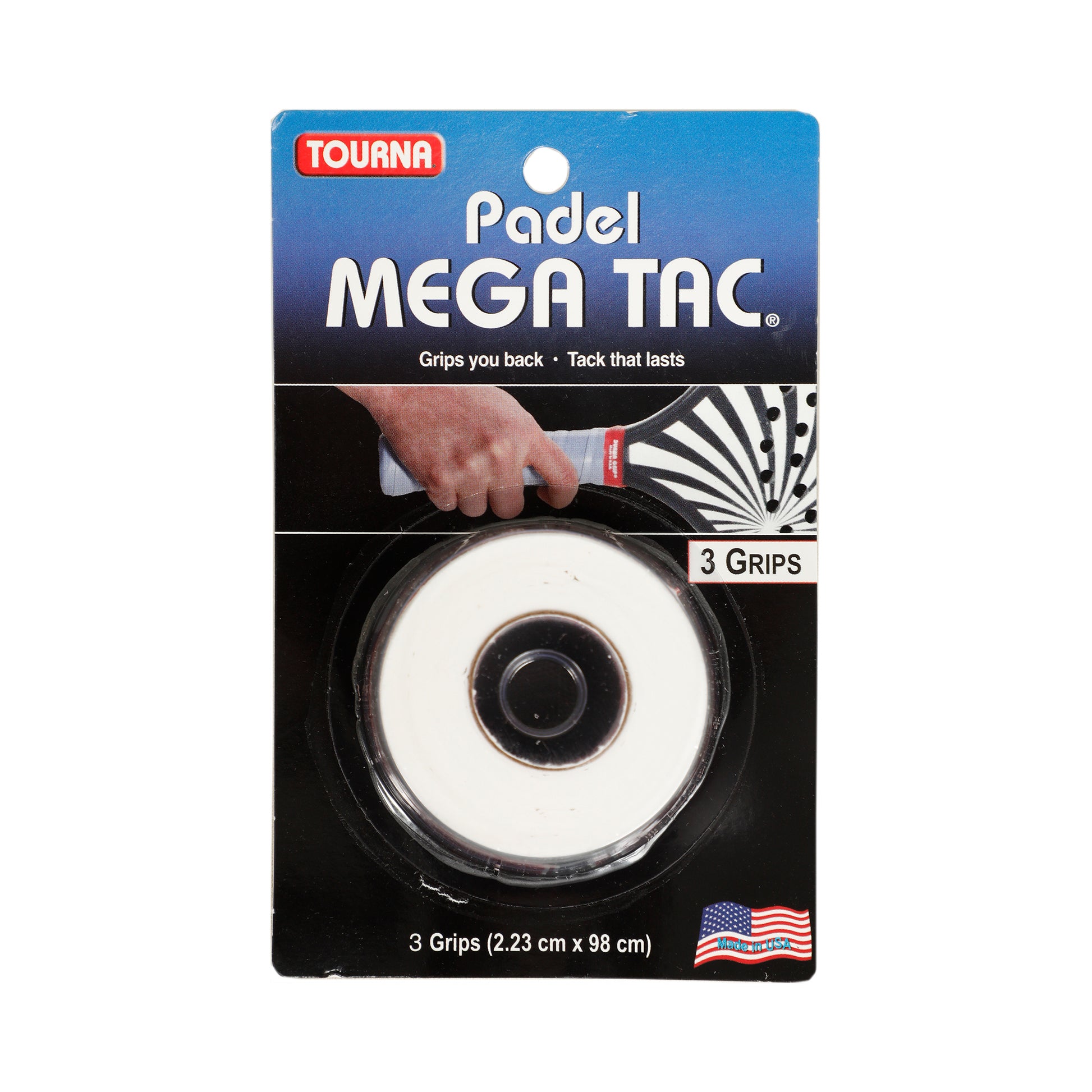 Tourna Padel Mega Tac Confezione Da 3-Bianco