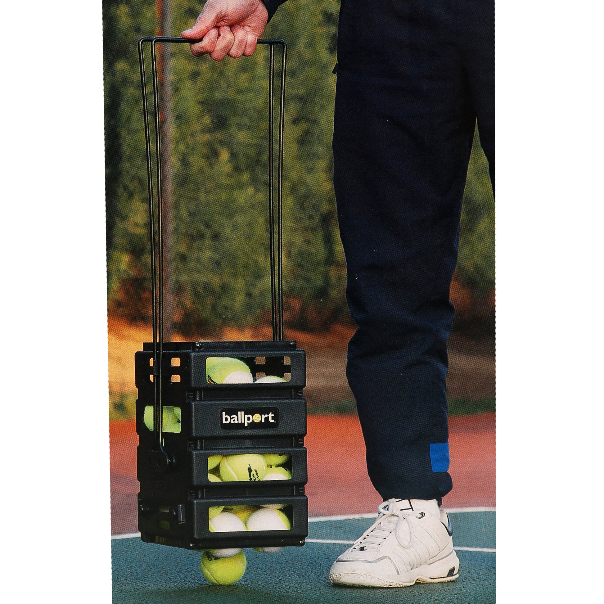 Tourna Cesto Per Palline-Nero