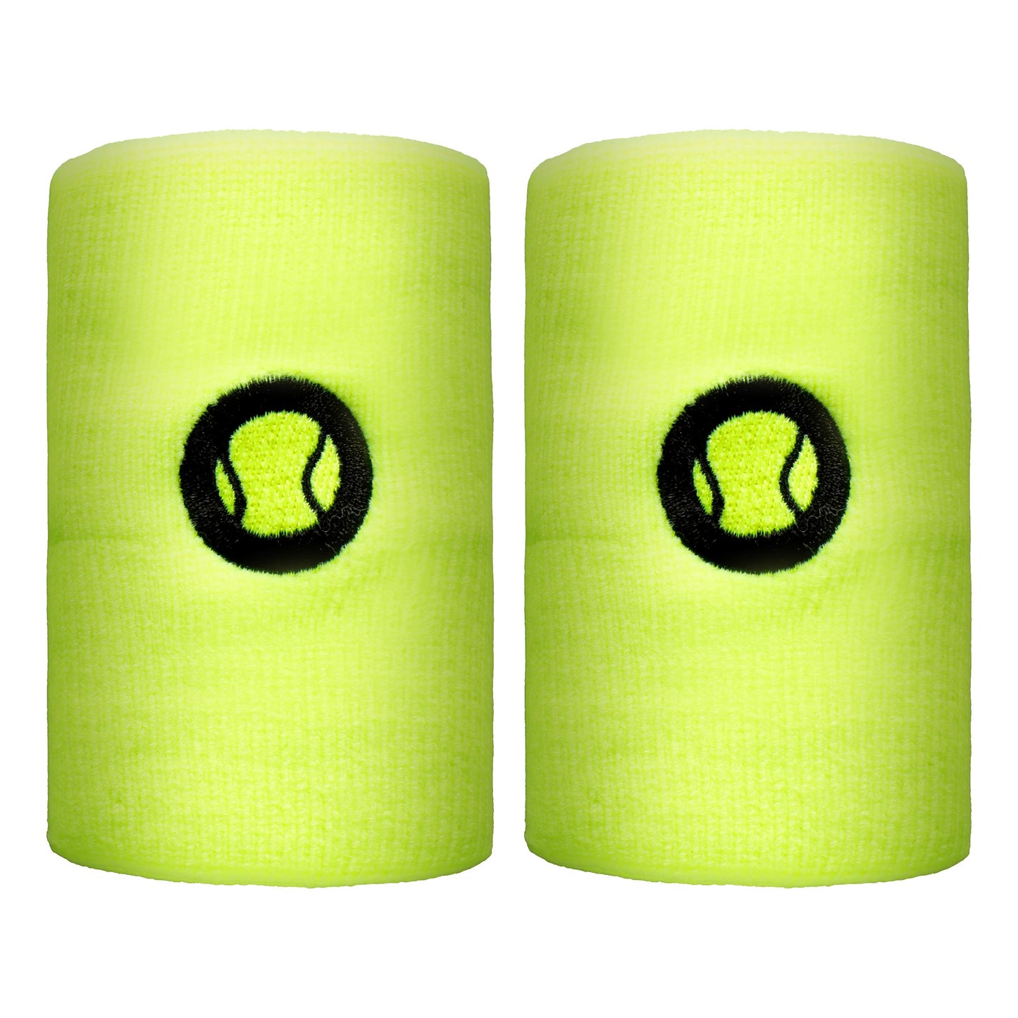 Tennis-Point Polsino anti sudore lungo - giallo neon