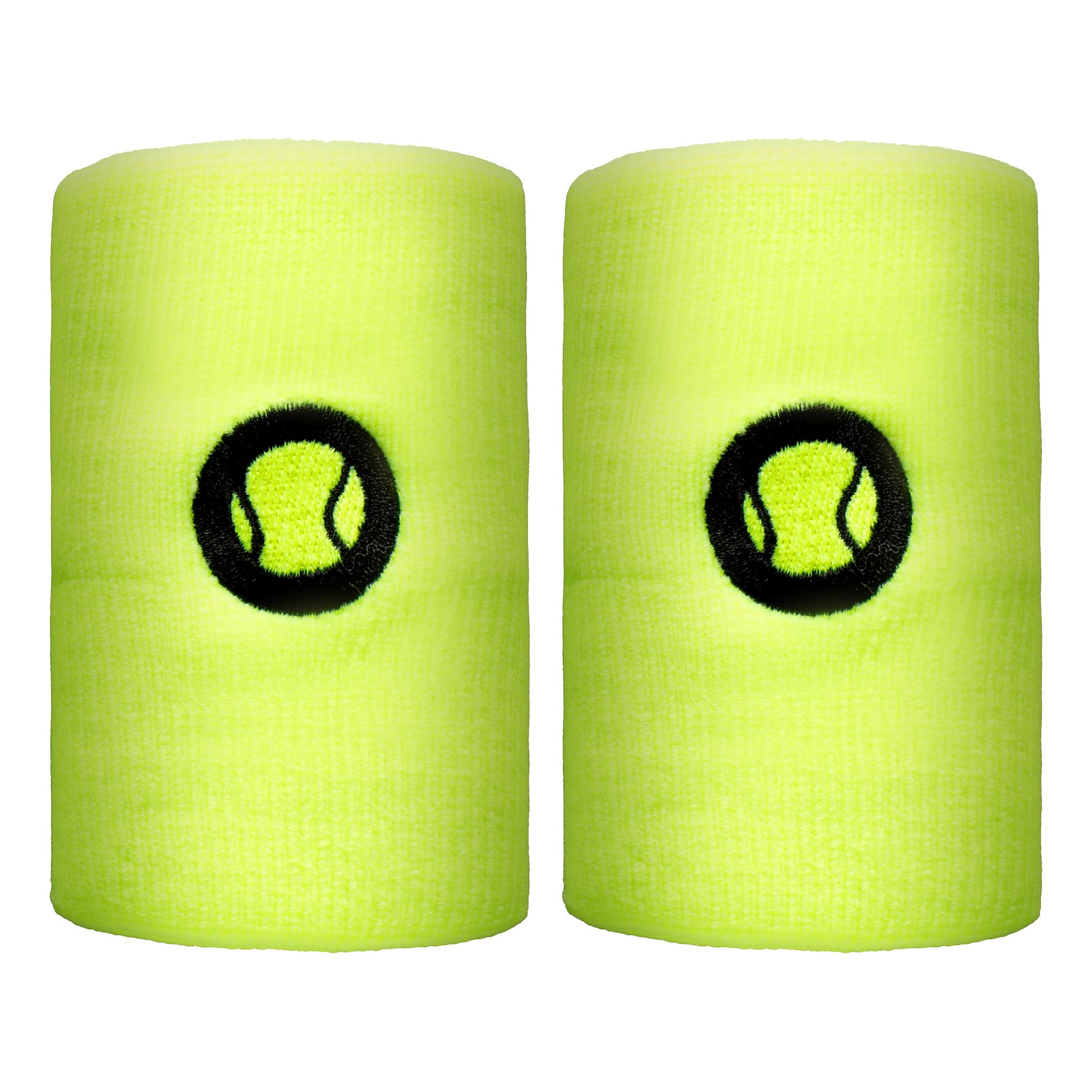 Tennis-Point Polsino anti sudore lungo - giallo neon
