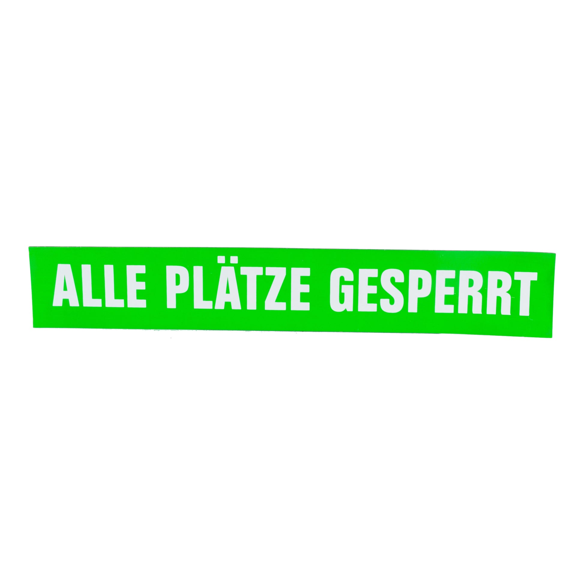Tegra Magnetschilder Bedruckt 60 Mm Breit,Alle Plätze Gesperrt Etichetta Magnetica-Verde