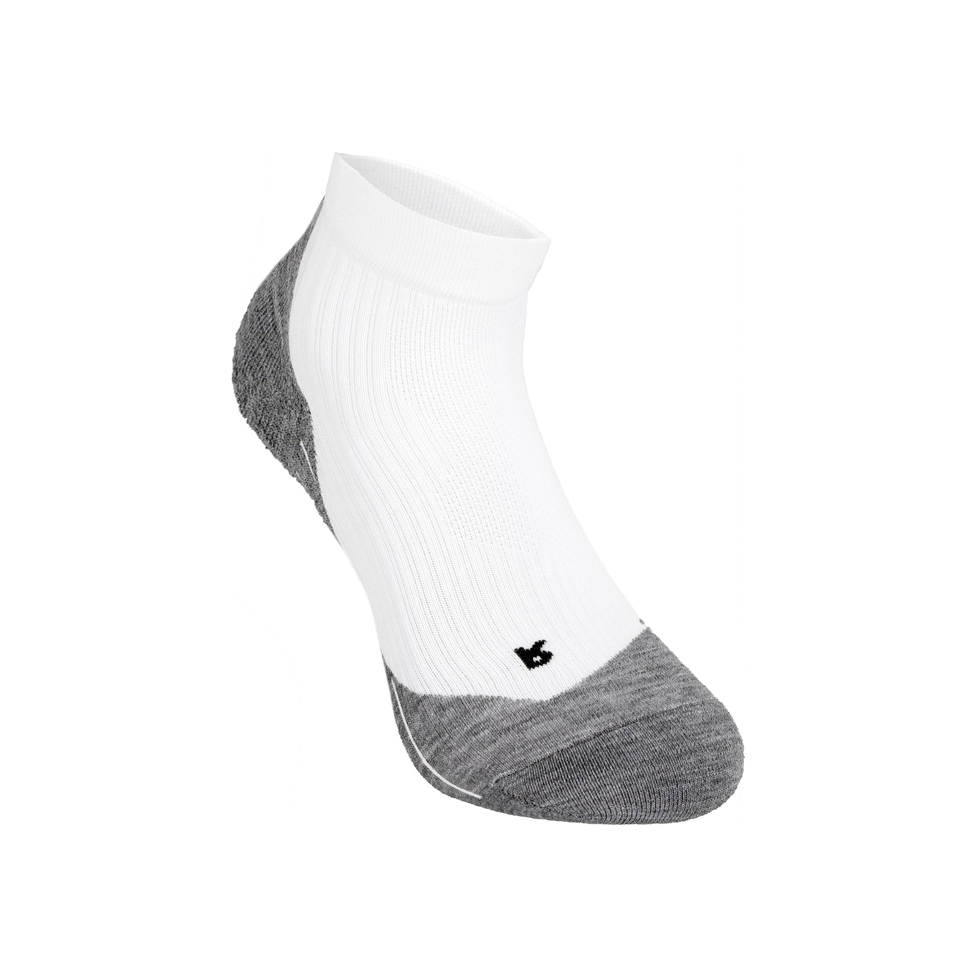Falke TE4 Short Calzini Sportivi Donna-Bianco,Grigio Scuro