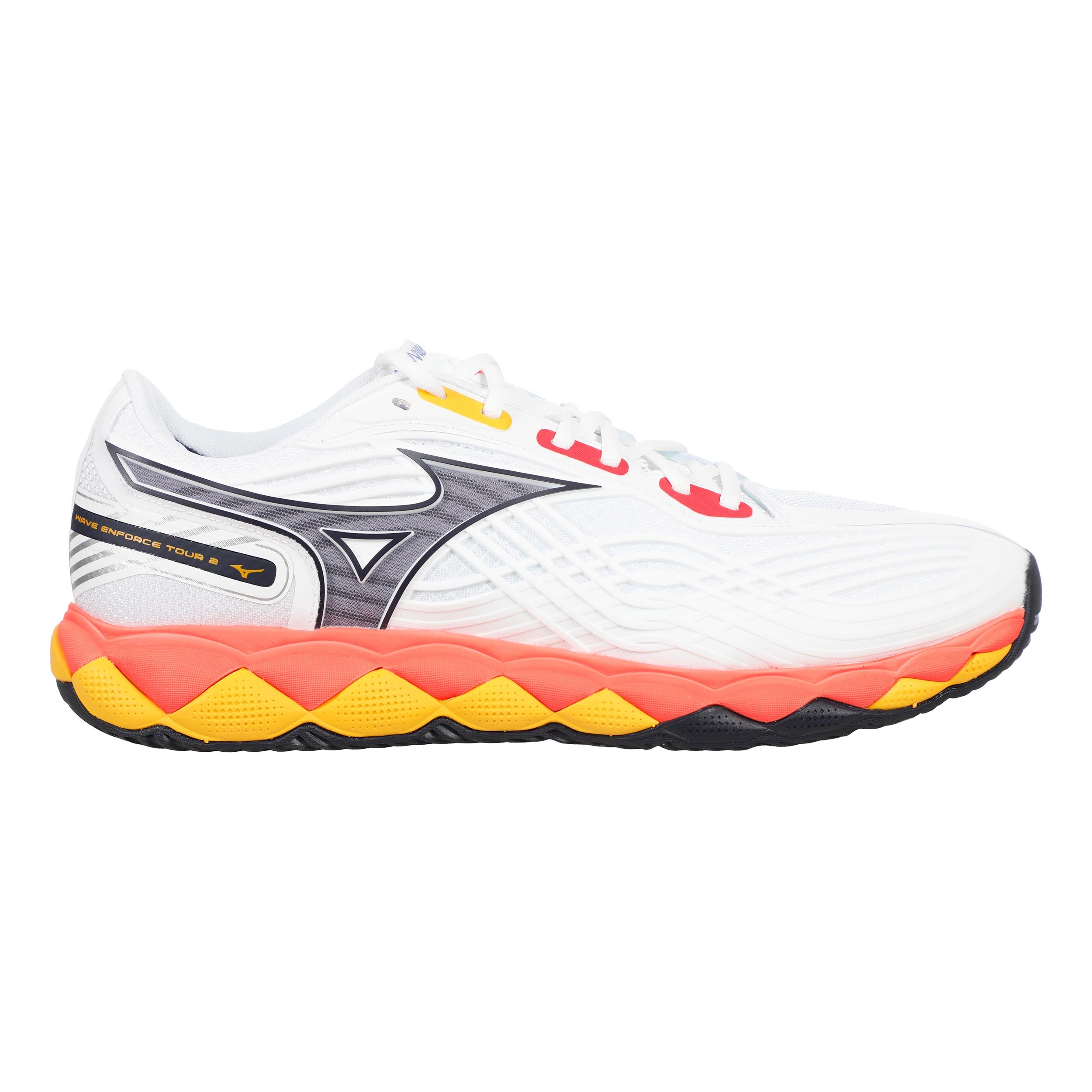 Mizuno Wave Enforce Tour 2 Scarpa Per Tutte Le Superfici Uomini-Bianco,Blu