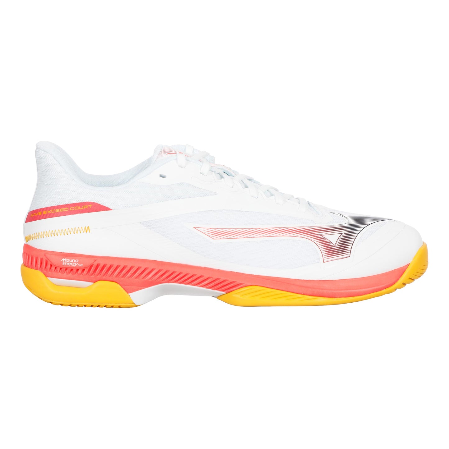 Mizuno Wave Exceed Court Scarpa Per Tutte Le Superfici Uomini-Bianco,Corallo
