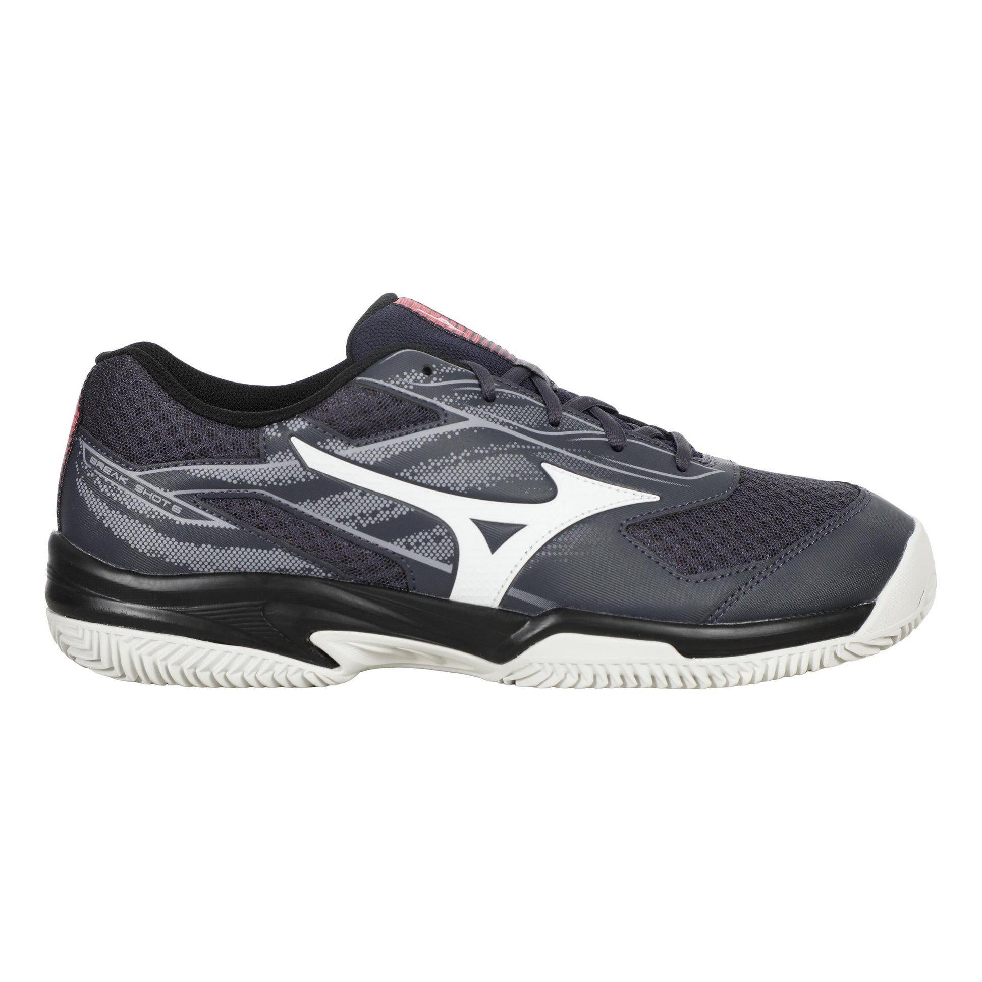 Mizuno Break Shot 5 Scarpa Per Terra Rossa Uomini-Grigio,Bianco