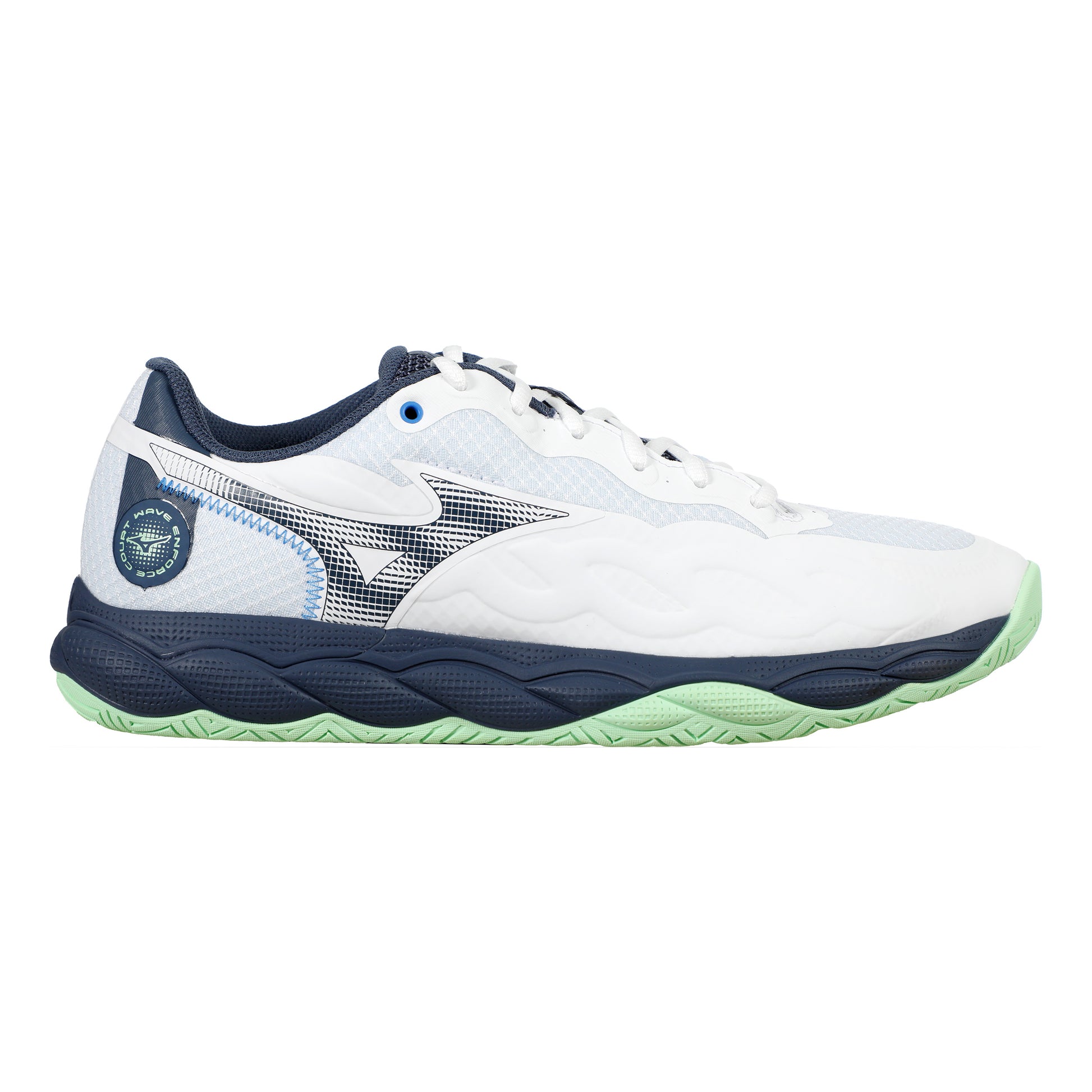 Mizuno Wave Enforce Court Scarpa per tutte le superfici Uomini - bianco, mint