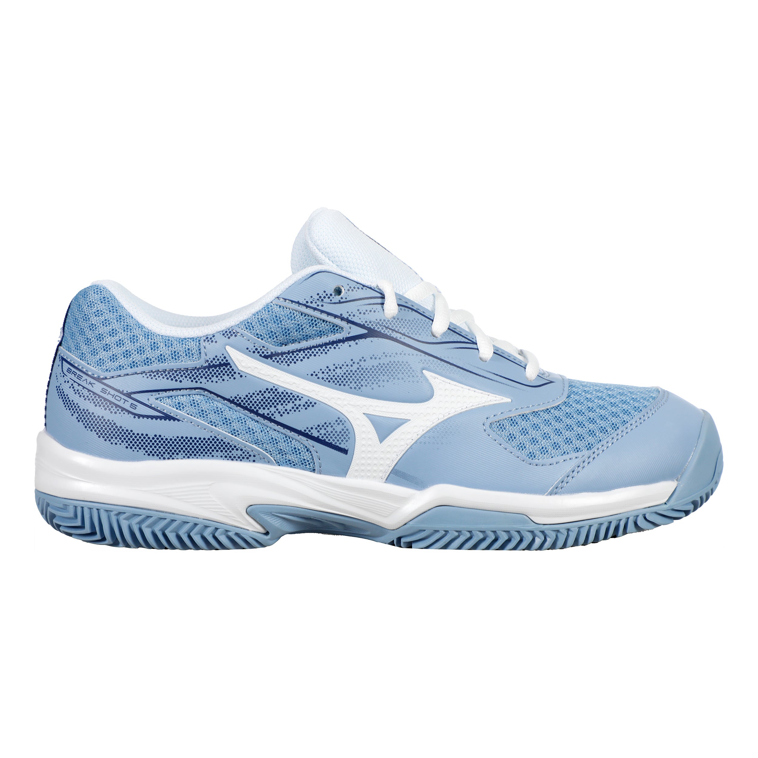 Mizuno Break Shot 5 Scarpa Per Terra Rossa Donna-Blu,Bianco