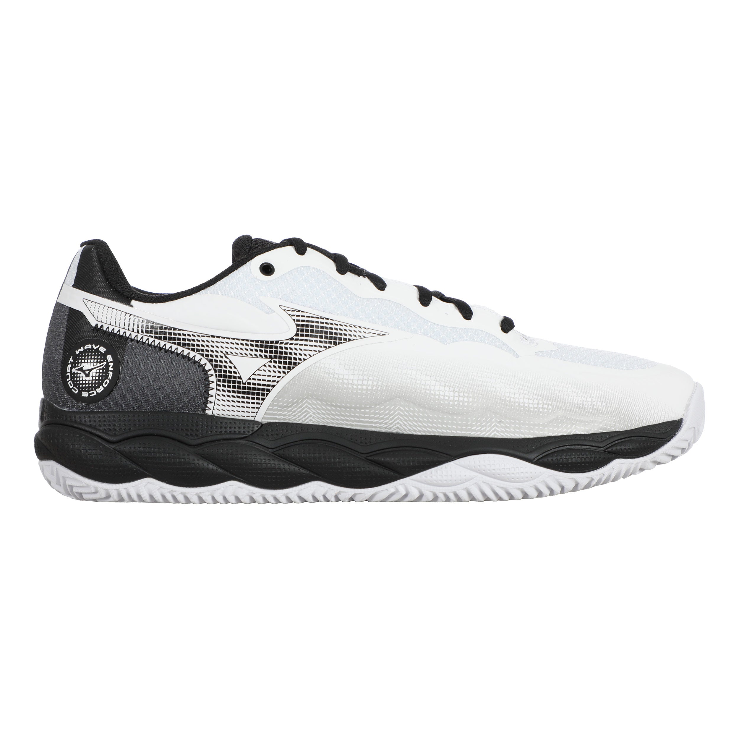 Mizuno Wave Enforce Court Scarpa Per Terra Rossa Uomini-Bianco,Nero
