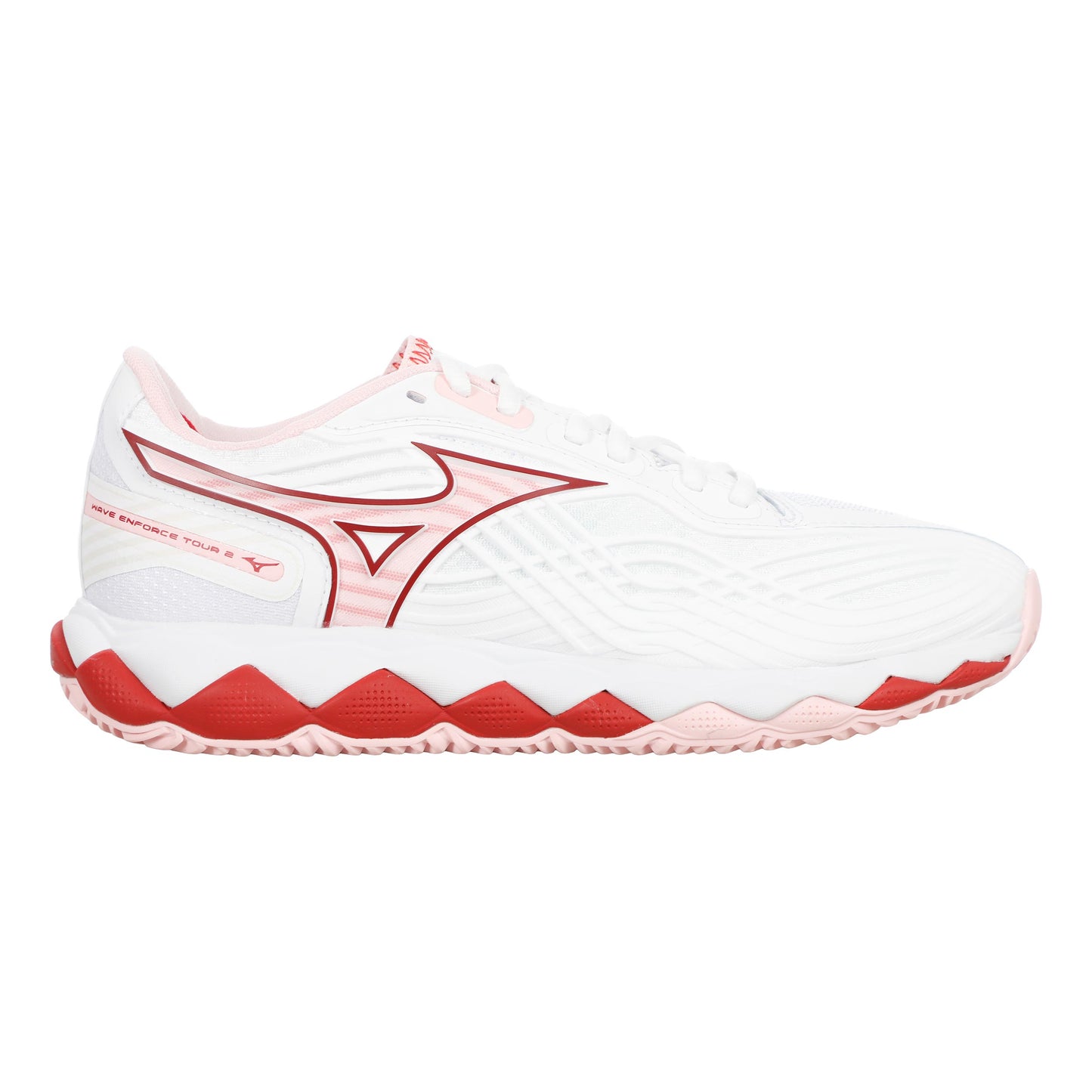 Mizuno Wave Enforce Tour 2 Scarpa per terra rossa Donna - bianco, bacca