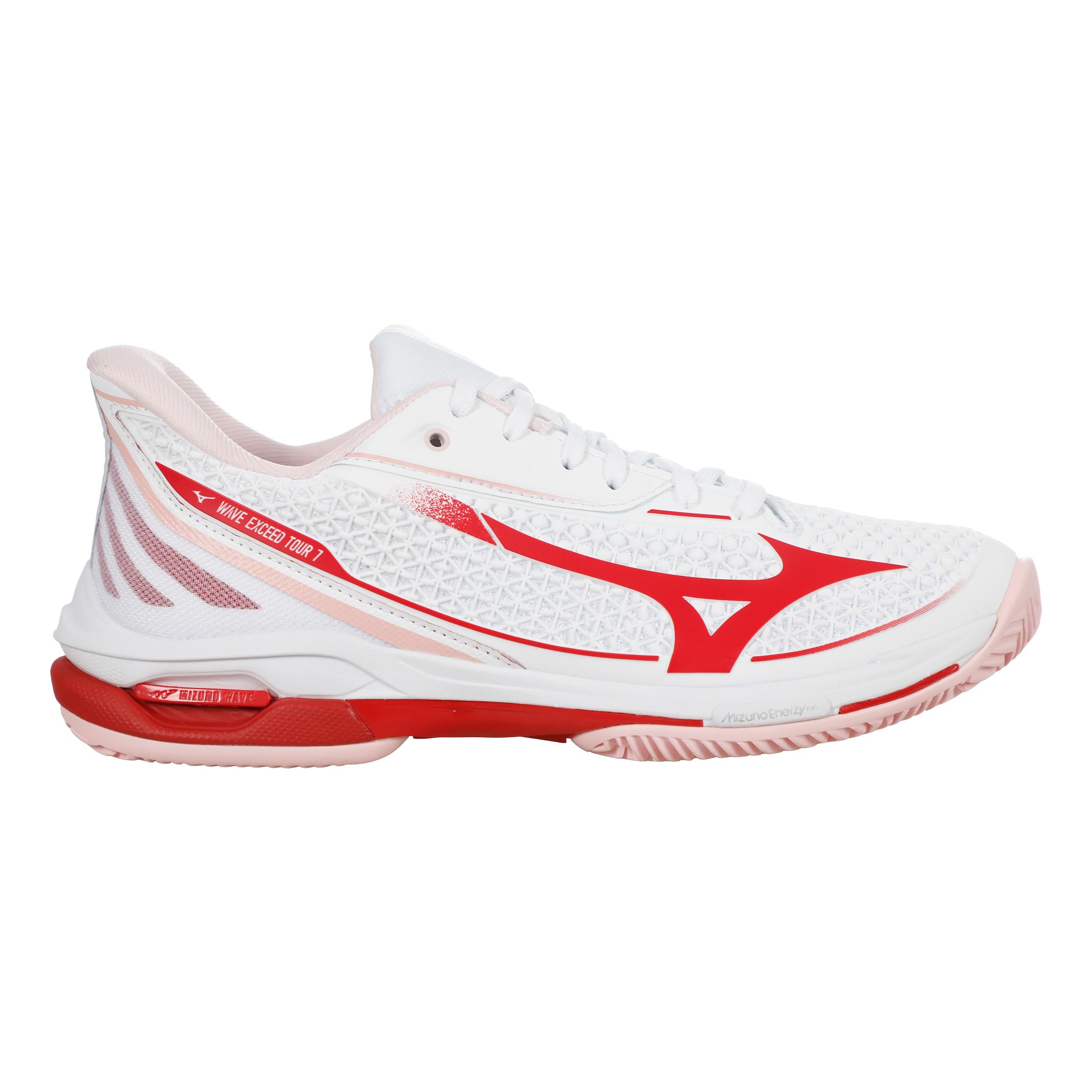 Mizuno Wave Exceed Tour 7 Scarpa per terra rossa Donna - bianco, rosso