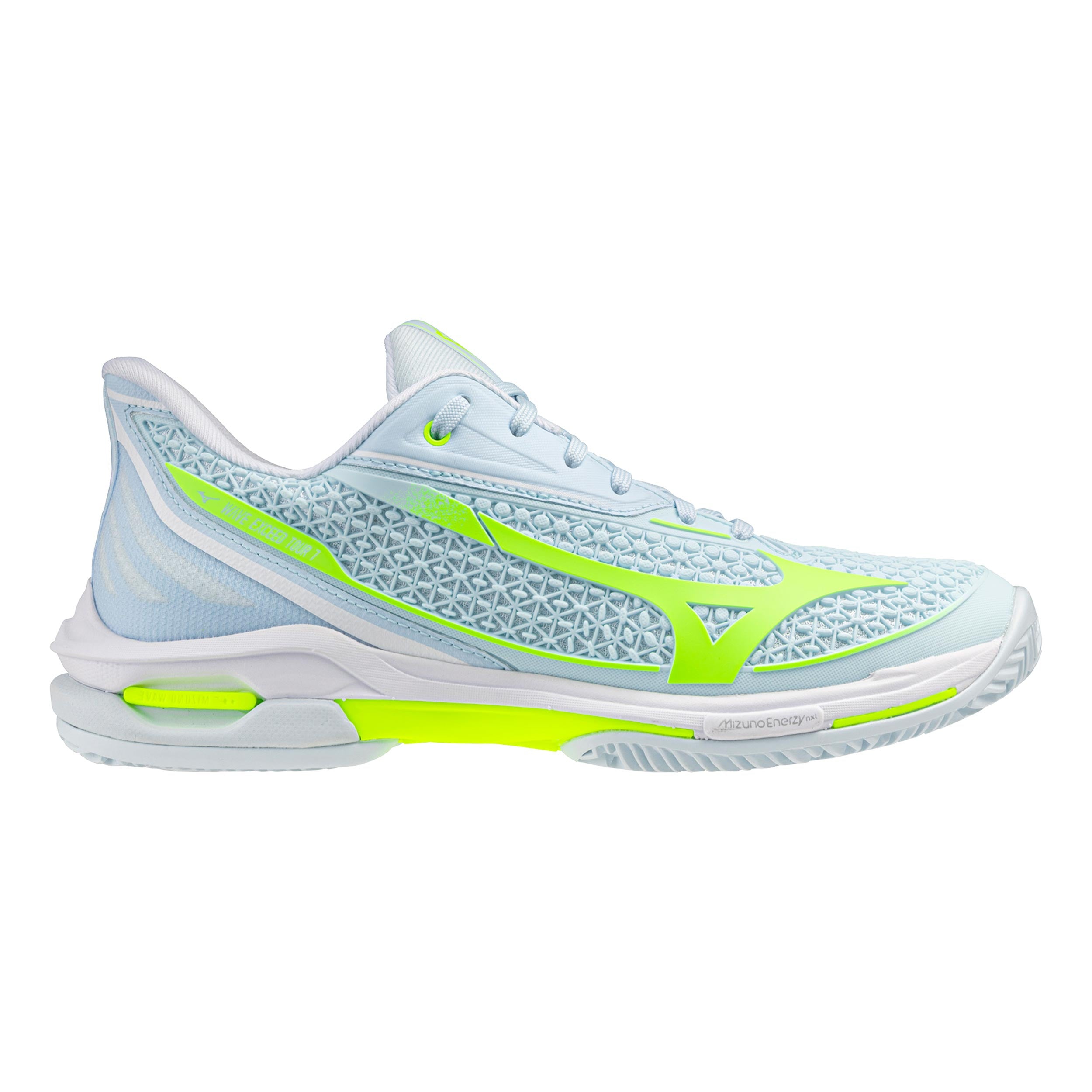 Mizuno Wave Exceed Tour 7 Scarpa per terra rossa Donna - bianco, blu chiaro