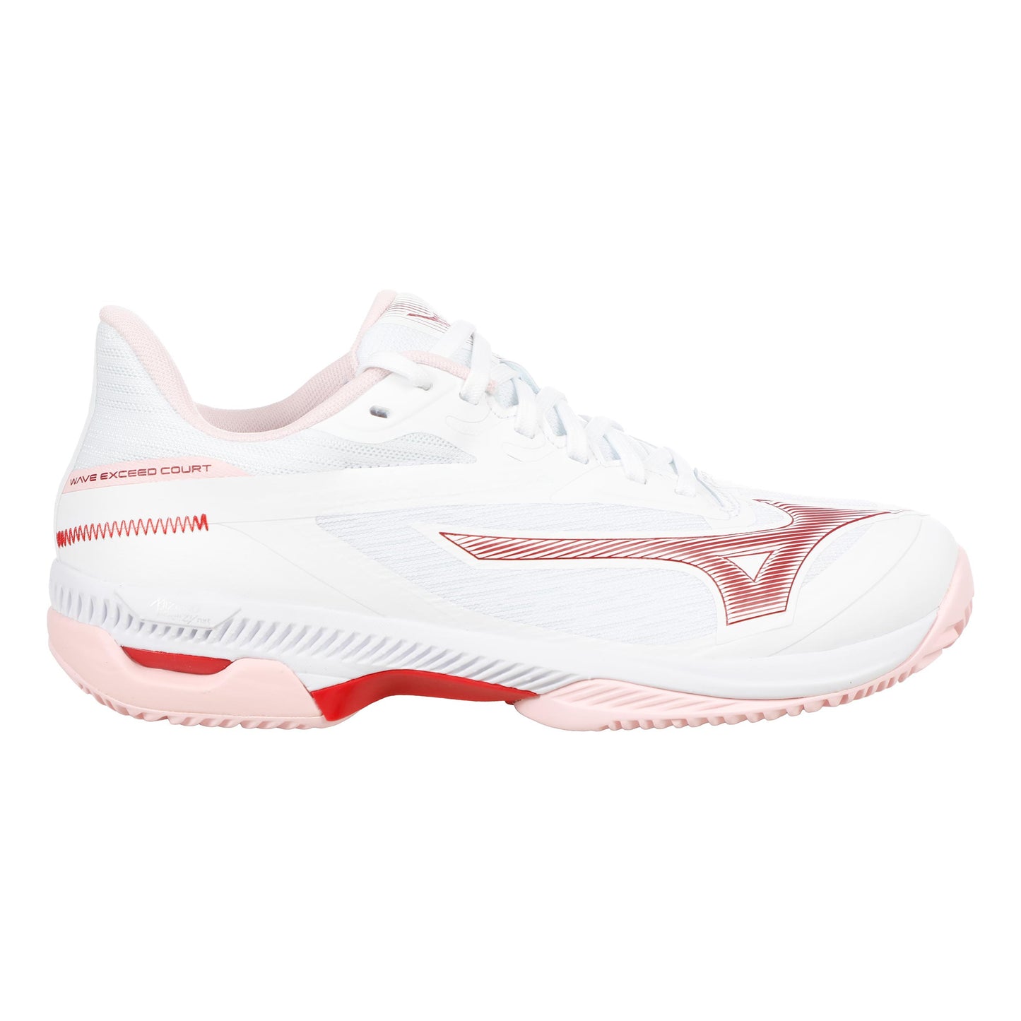 Mizuno Wave Exceed Court Scarpa per terra rossa Uomini-bianco, berry
