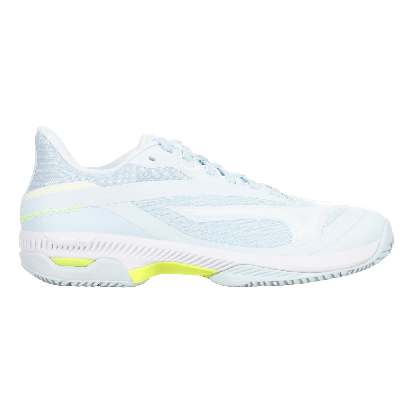 Mizuno Wave Exceed Court Scarpa per terra rossa Donna - bianco, blu chiaro