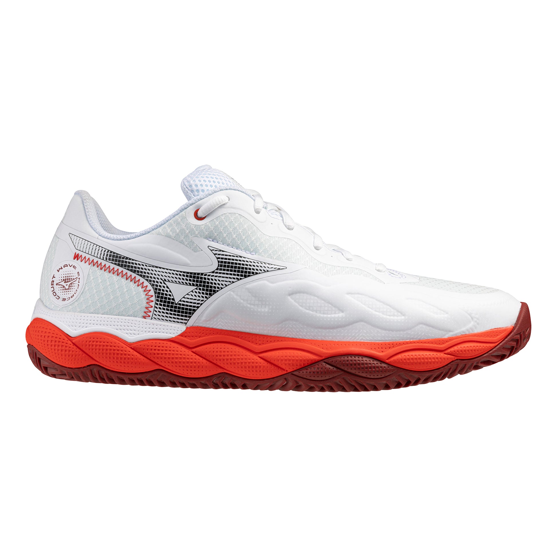 Mizuno Wave Enforce Court Scarpa per terra rossa Uomini - bianco, rosso