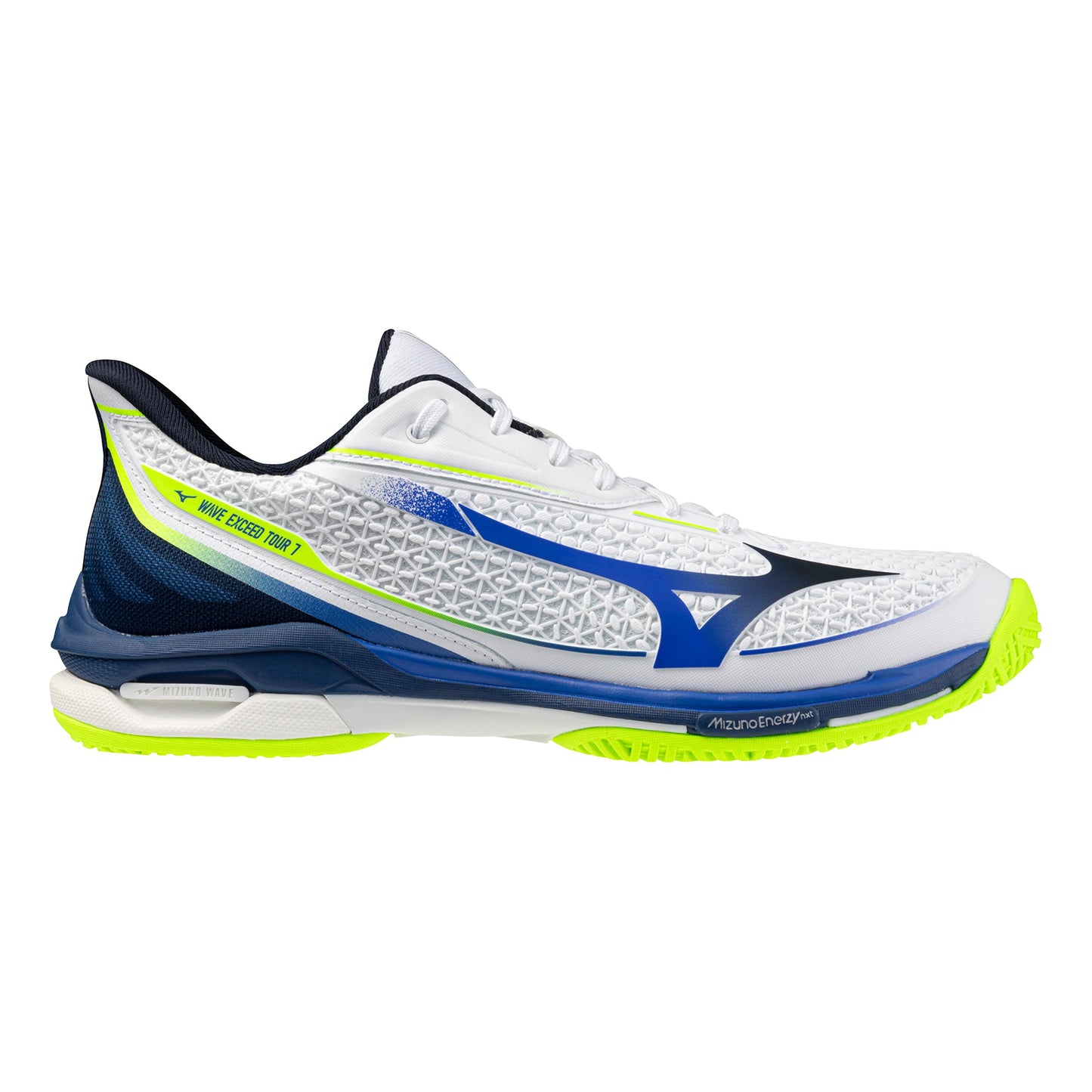 Mizuno Wave Exceed Tour 7 Scarpa per tutte le superfici Uomini - blu, lime