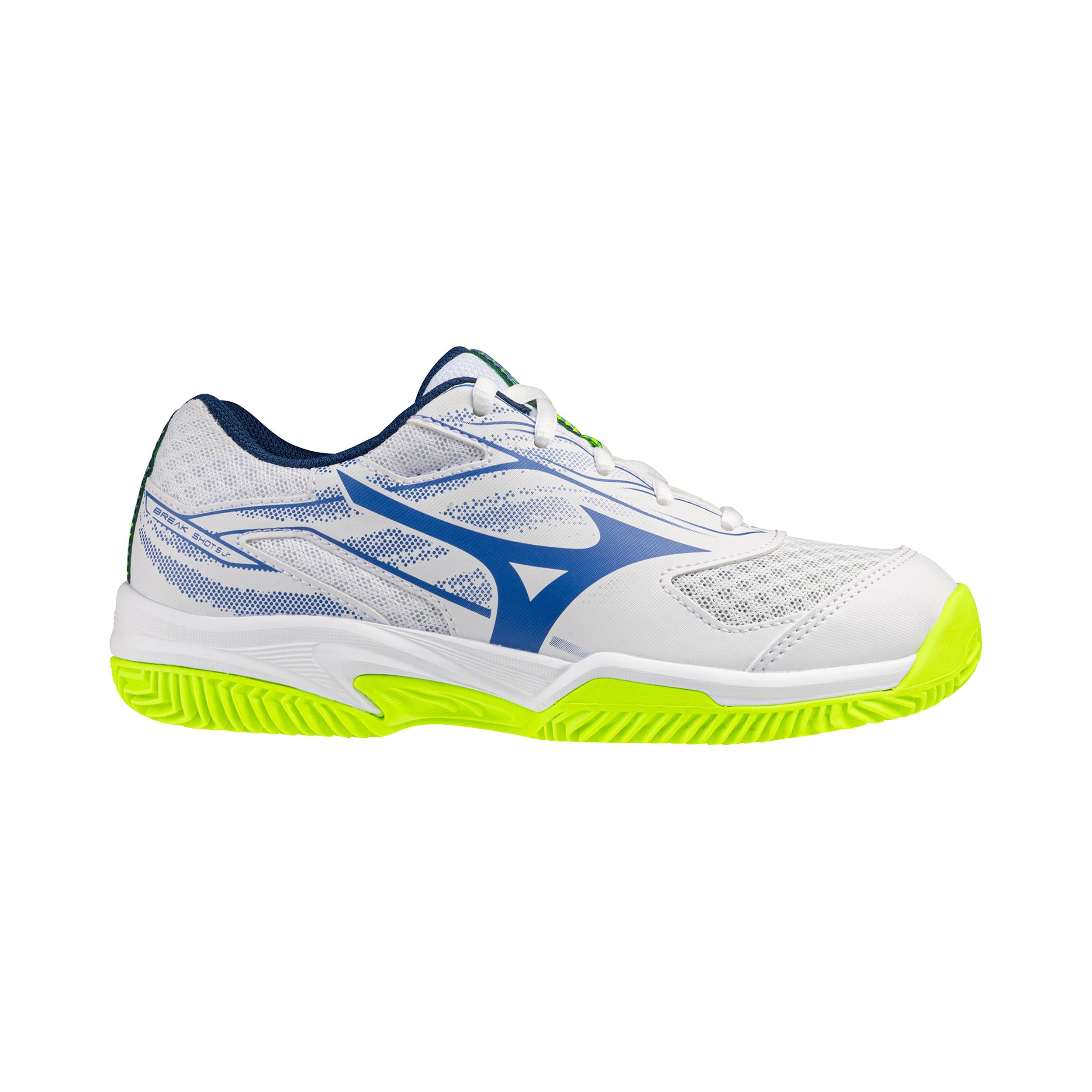 Mizuno Break Shot 5 Scarpa per terra rossa Bambini - bianco, lime