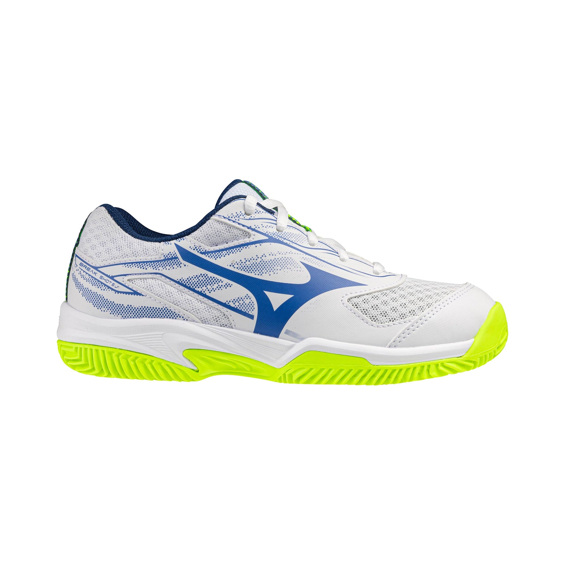 Mizuno Break Shot 5 Scarpa per terra rossa Bambini - bianco, lime