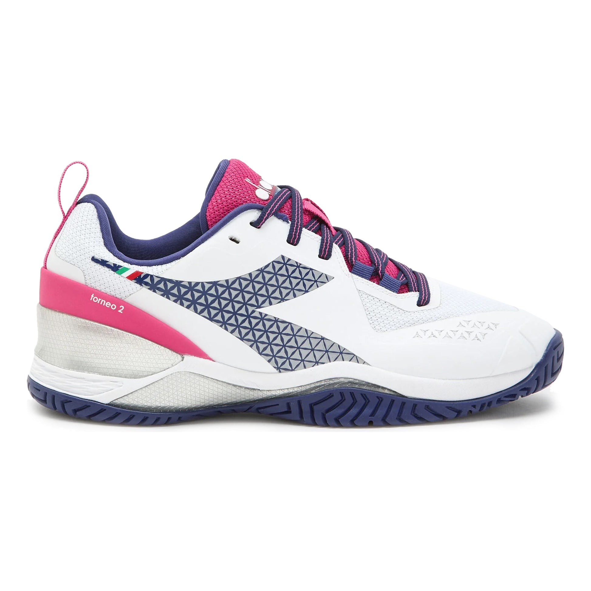 Diadora Blushield Torneo 2 Scarpa per tutte le superfici Donna - bianco, rosso