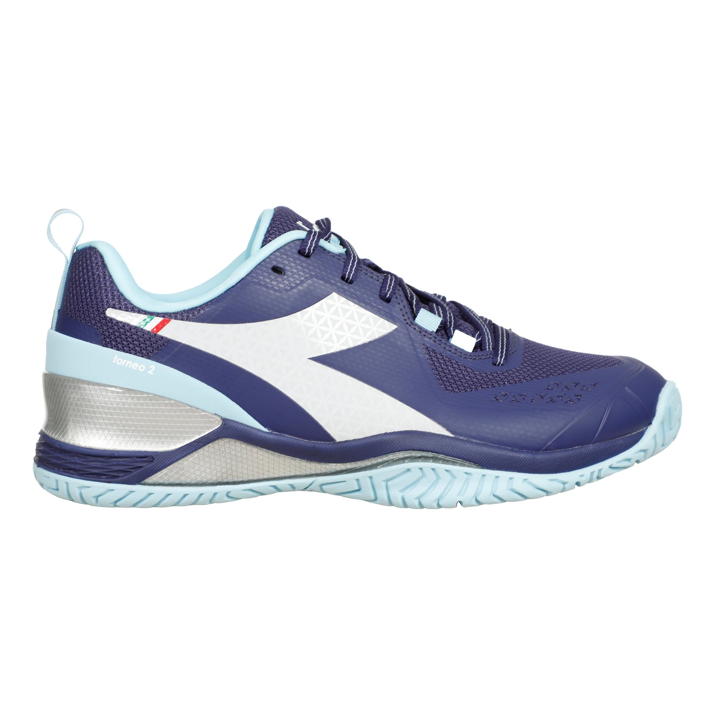 Diadora Blushield Torneo 2 Scarpa per tutte le superfici Donna - blu scuro, bianco