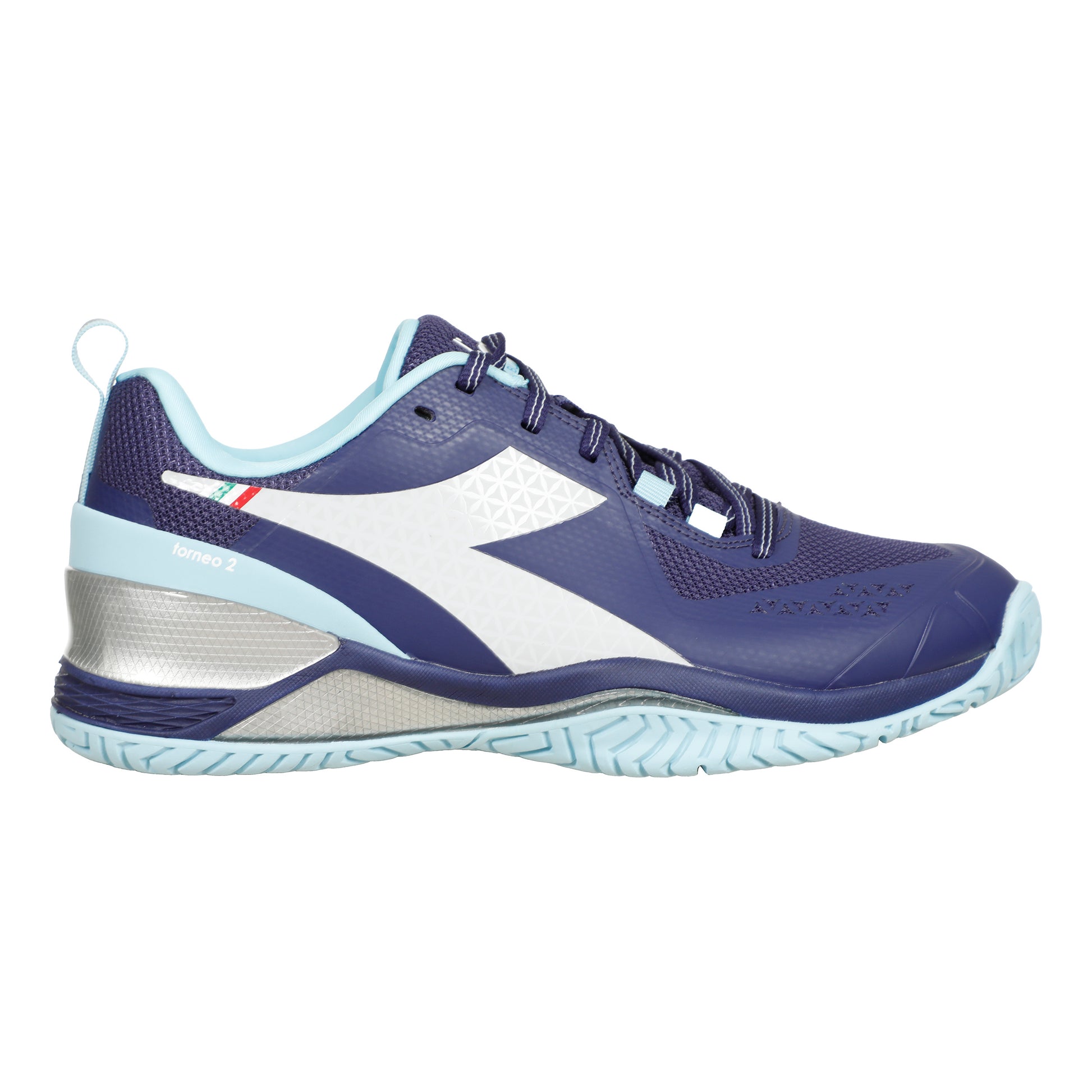 Diadora Blushield Torneo 2 Scarpa per tutte le superfici Donna - blu scuro, bianco