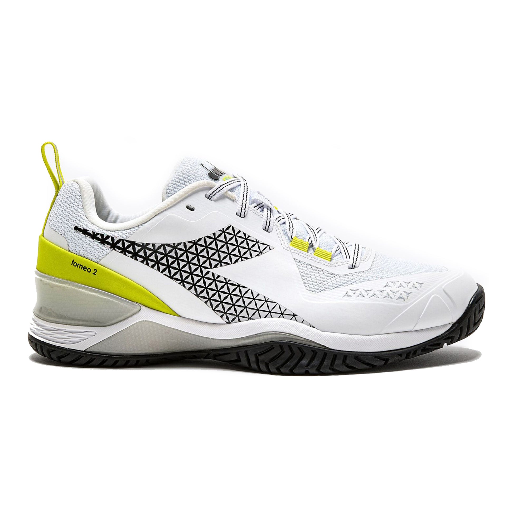 Diadora Blushield Torneo 2 Scarpa per tutte le superfici Donna - bianco, giallo neon
