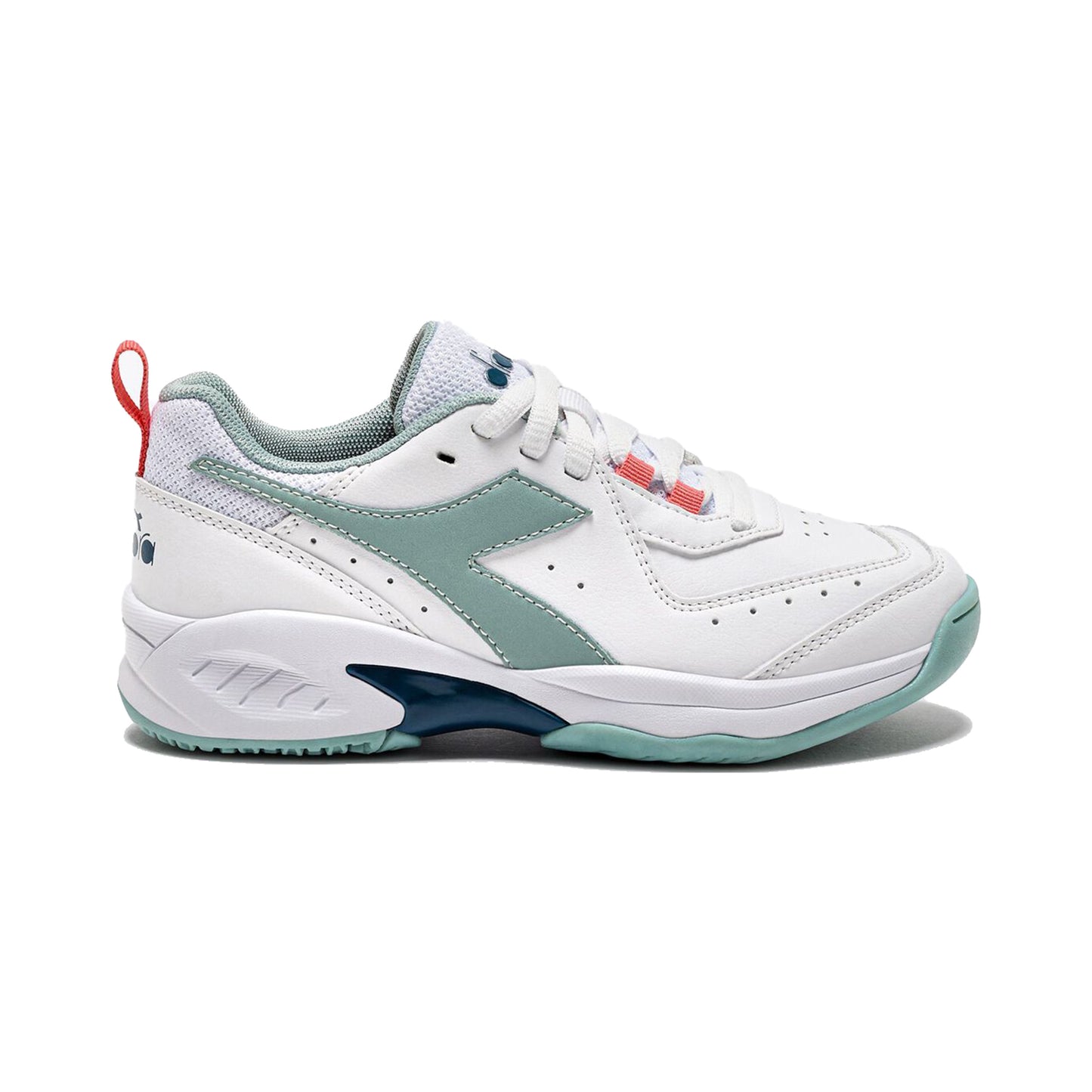 Diadora S. Challenge 5 SL AC Scarpa per tutte le superfici Bambini - bianco, mint