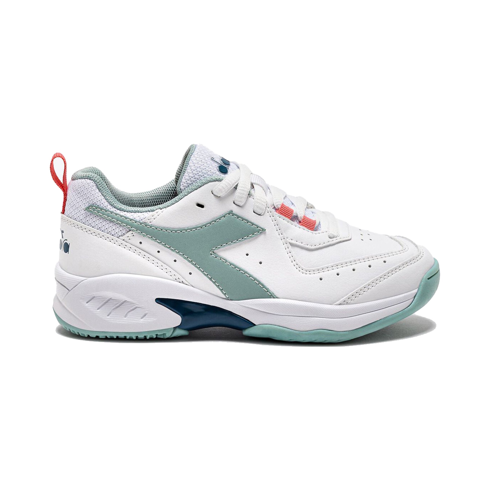 Diadora S. Challenge 5 SL AC Scarpa per tutte le superfici Bambini - bianco, mint