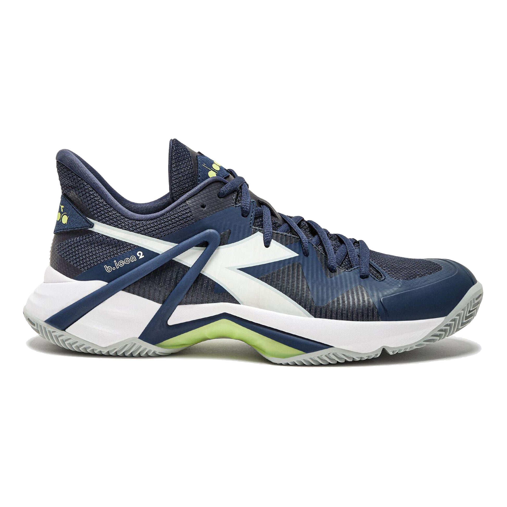 Diadora B.Icon 2 Scarpa Per Terra Rossa Uomini-Blu,Bianco