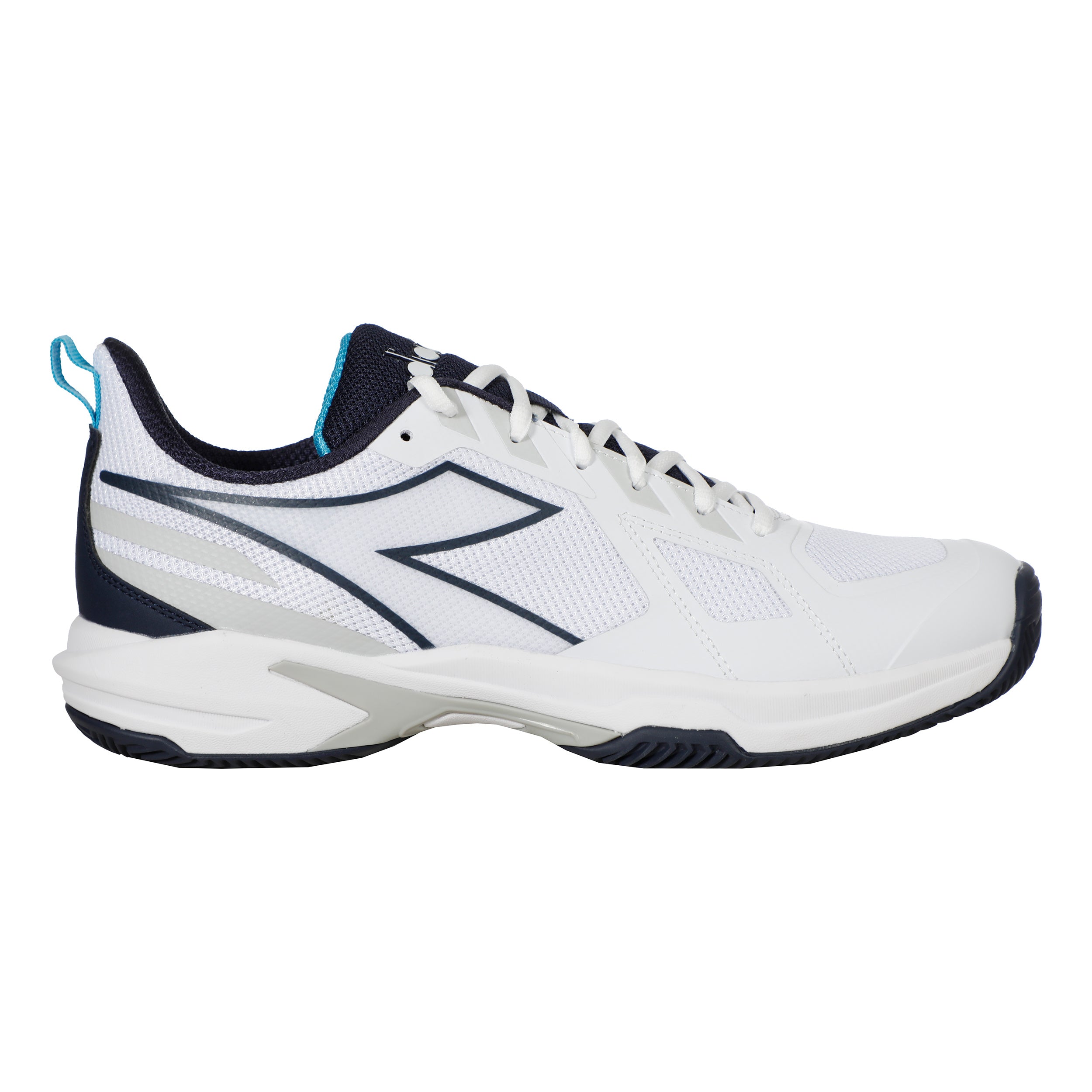 Diadora Trofeo 3 Scarpa Per Terra Rossa Uomini-Bianco,Blu Scuro