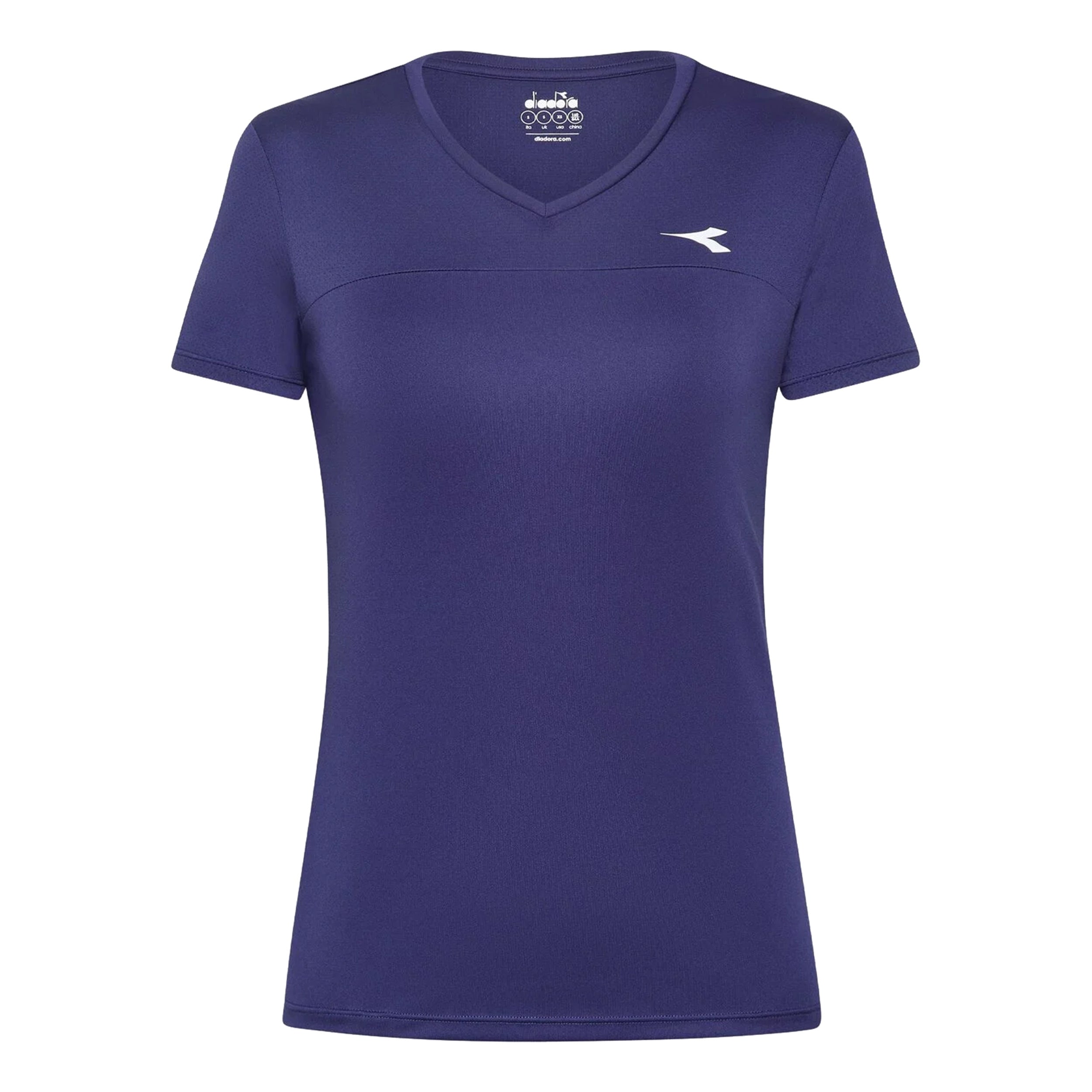 Diadora L. Short Sleeve Maglietta Donna-Blu