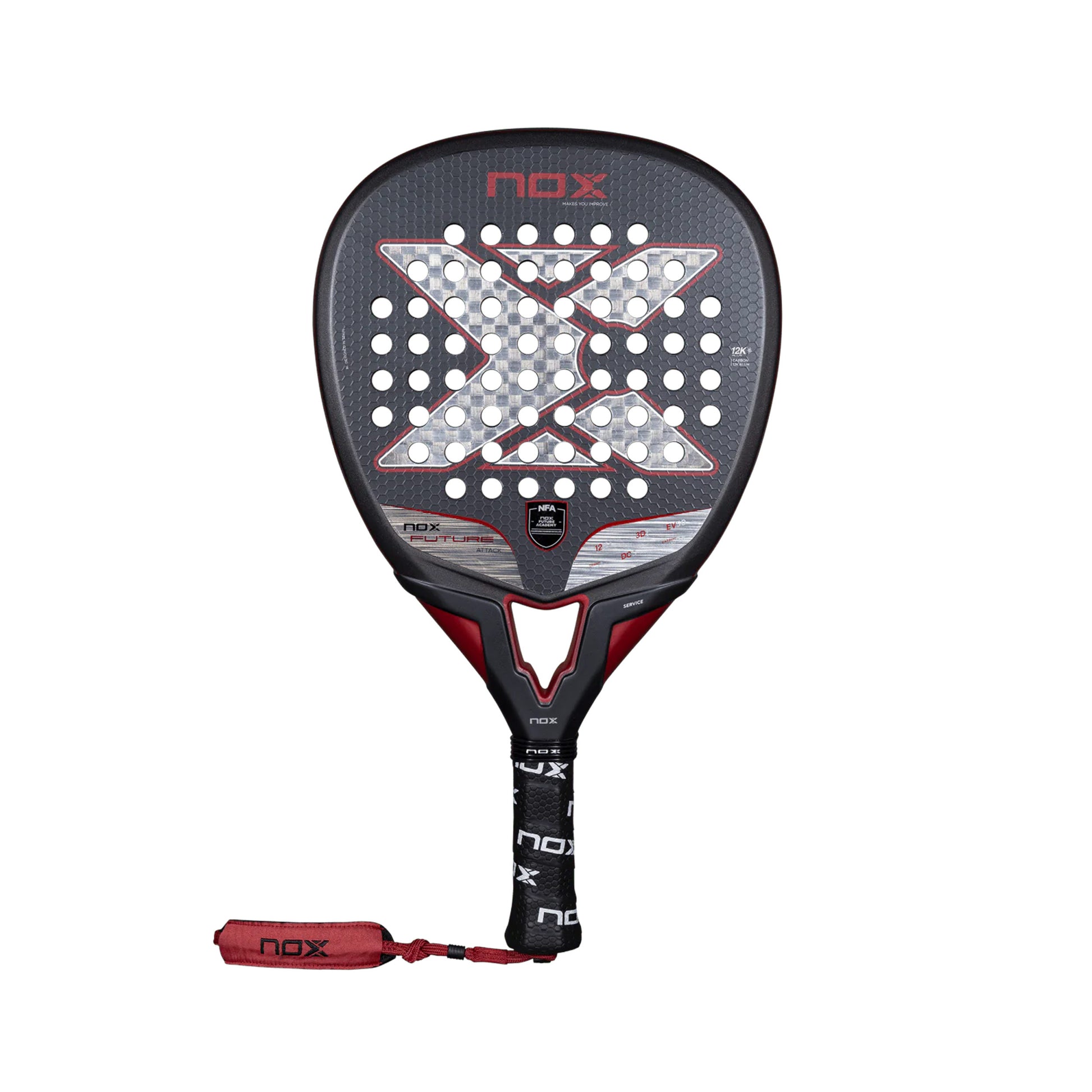 NOX Future 12K Alum Attack NFA Edition Racchette da padel Racchette usate