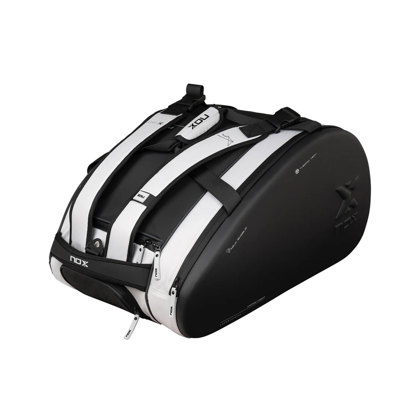 NOX Master Series Borsa Per Racchetta Da Padel-Nero,Grigio