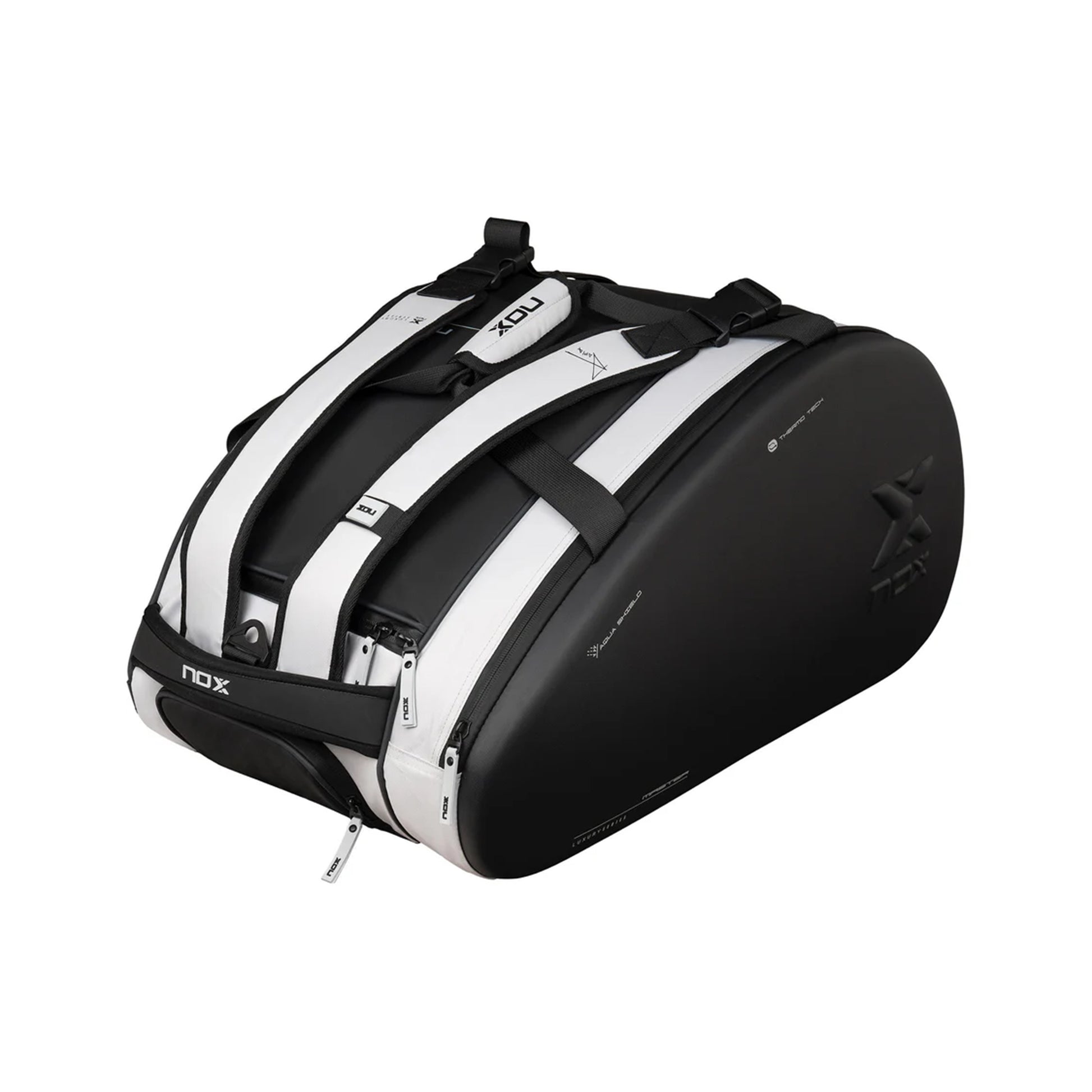 NOX Master Series Borsa Per Racchetta Da Padel-Nero,Grigio