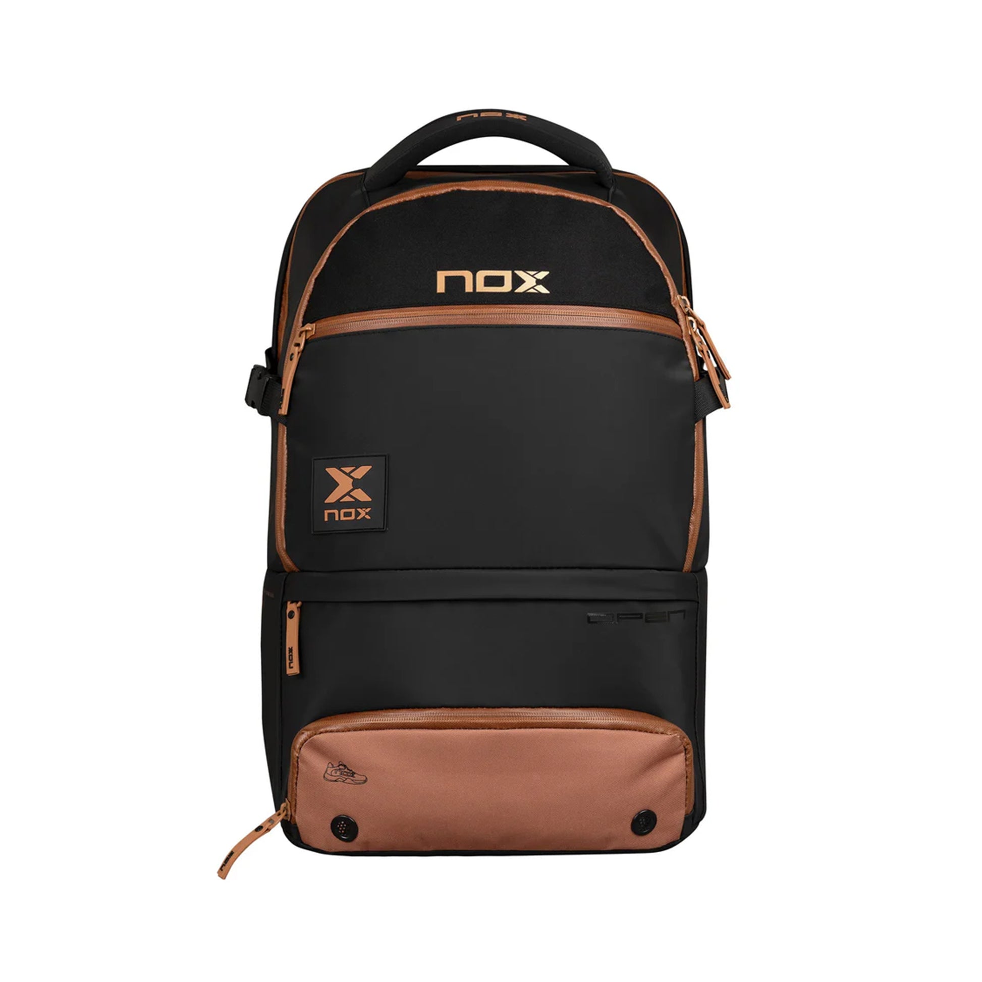 NOX Open Series Zaino-Nero,Bronzo