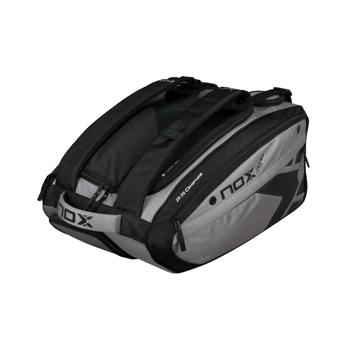 NOX AT10 Competition XL Compact Borsa Per Racchetta Da Padel-Nero,Grigio
