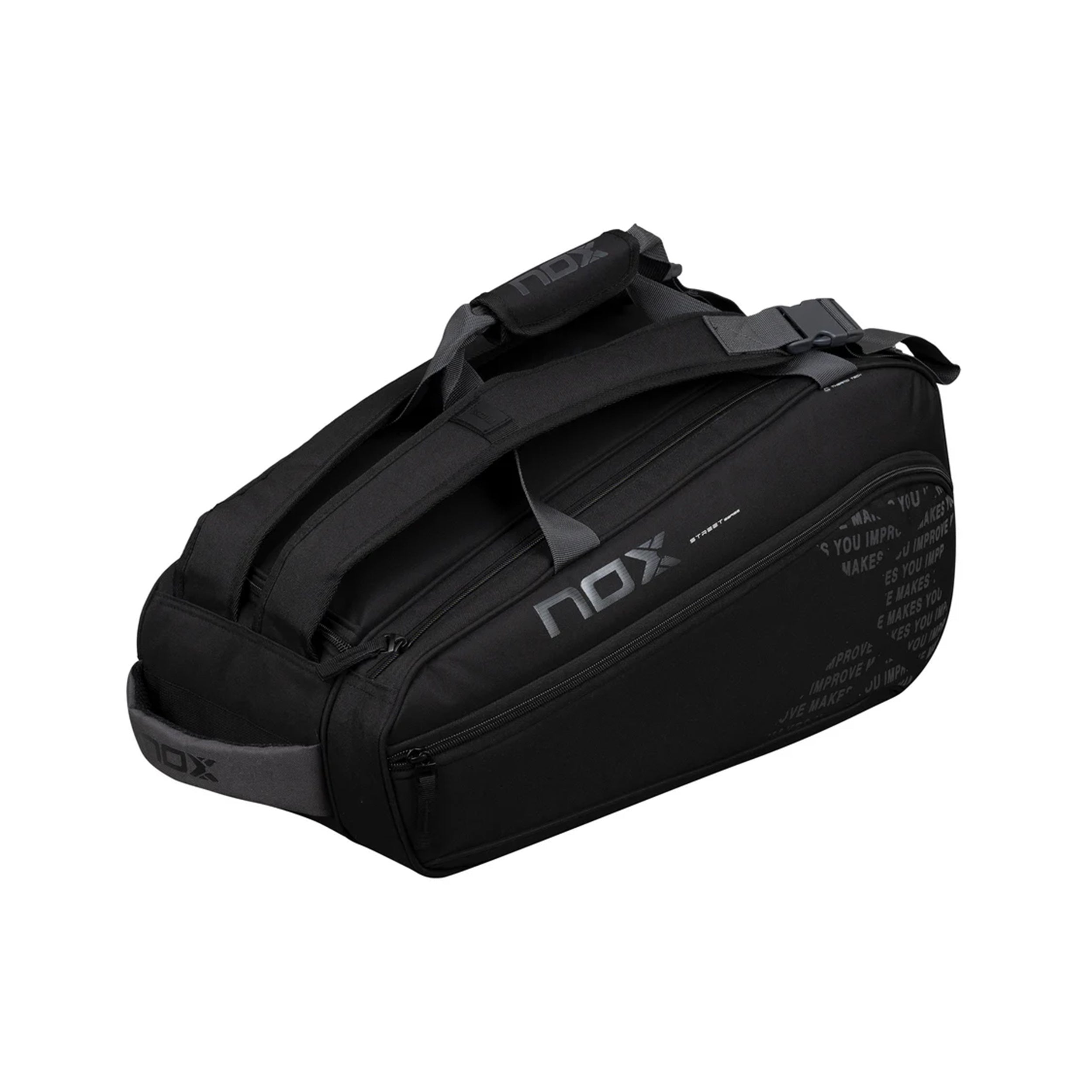 NOX Street Series Borsa per racchetta da padel - nero