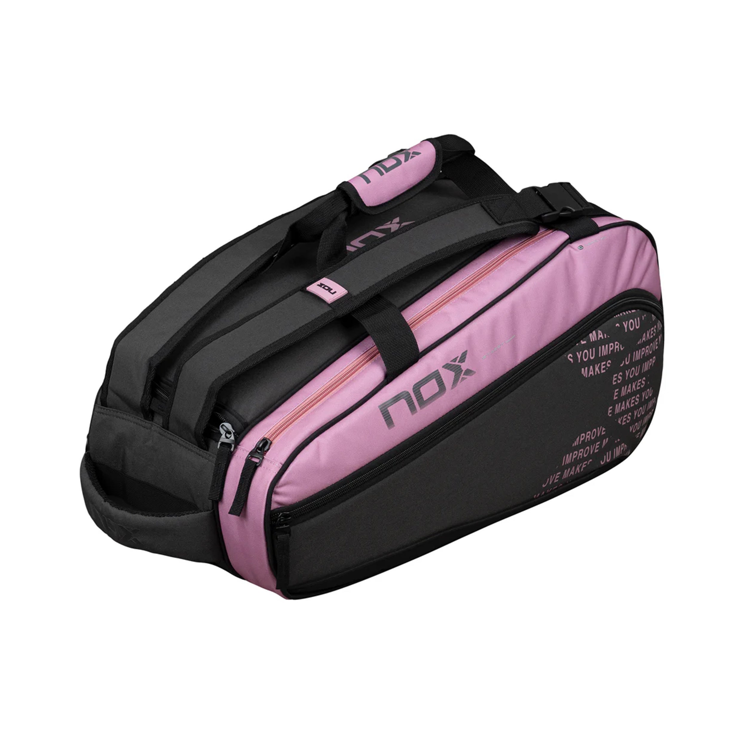 NOX Borsa Per Racchetta Da Padel-Grigio,Rosa