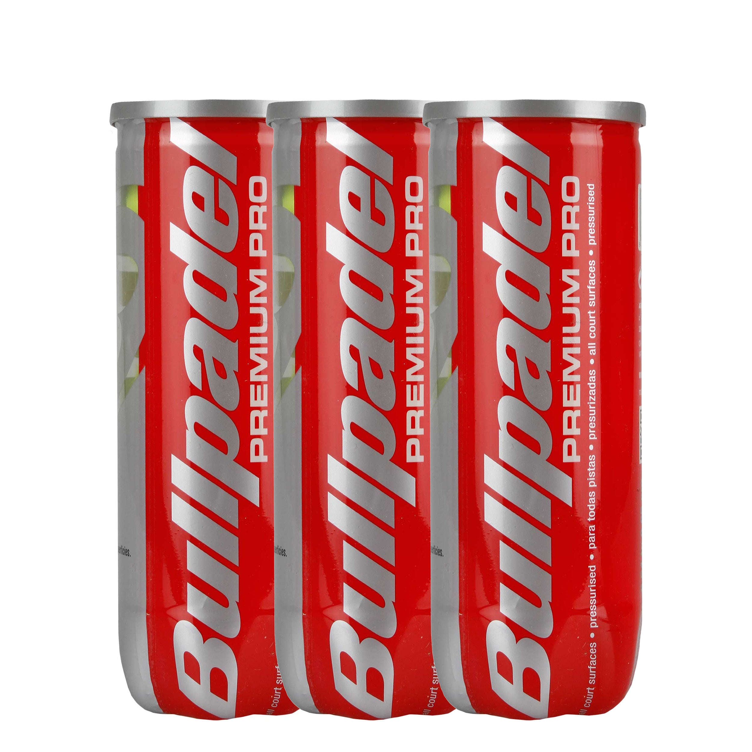 Bullpadel 3 tubi da 3 Premium Pro