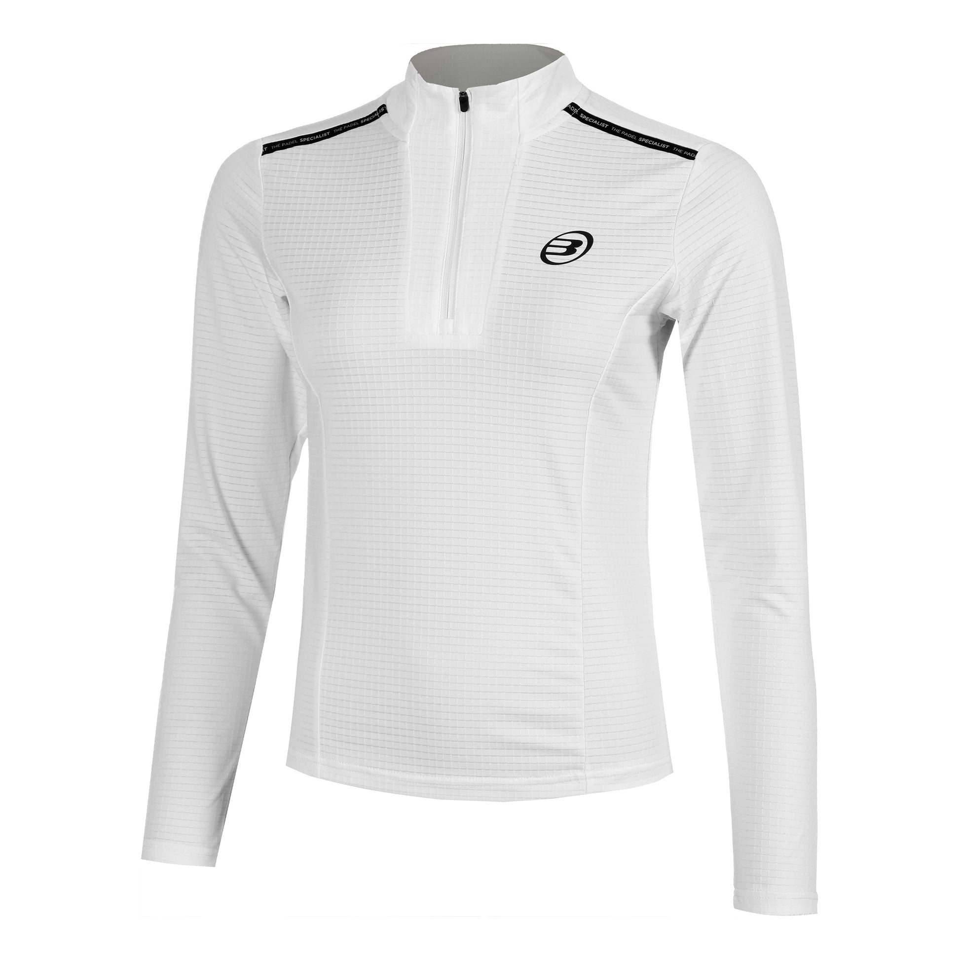 Bullpadel Nogais Manica Lunga Donna-Bianco