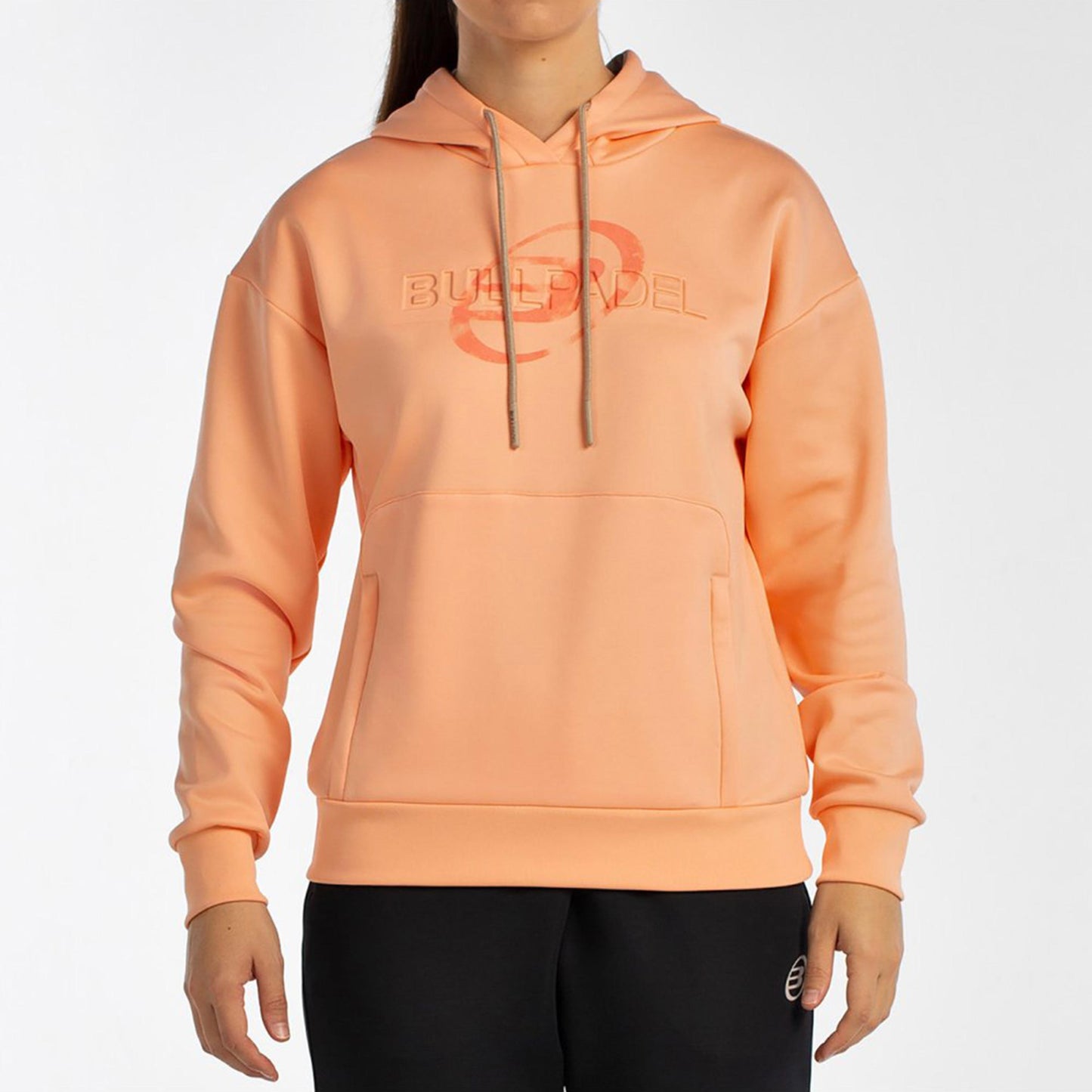 Bullpadel Befas Felpa Con Cappuccio Donna-Albicocca