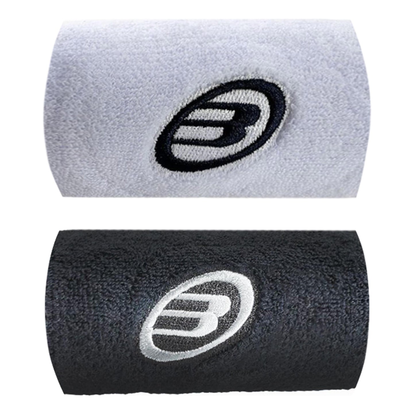 Bullpadel Polsino anti sudore Uomini-bianco,nero